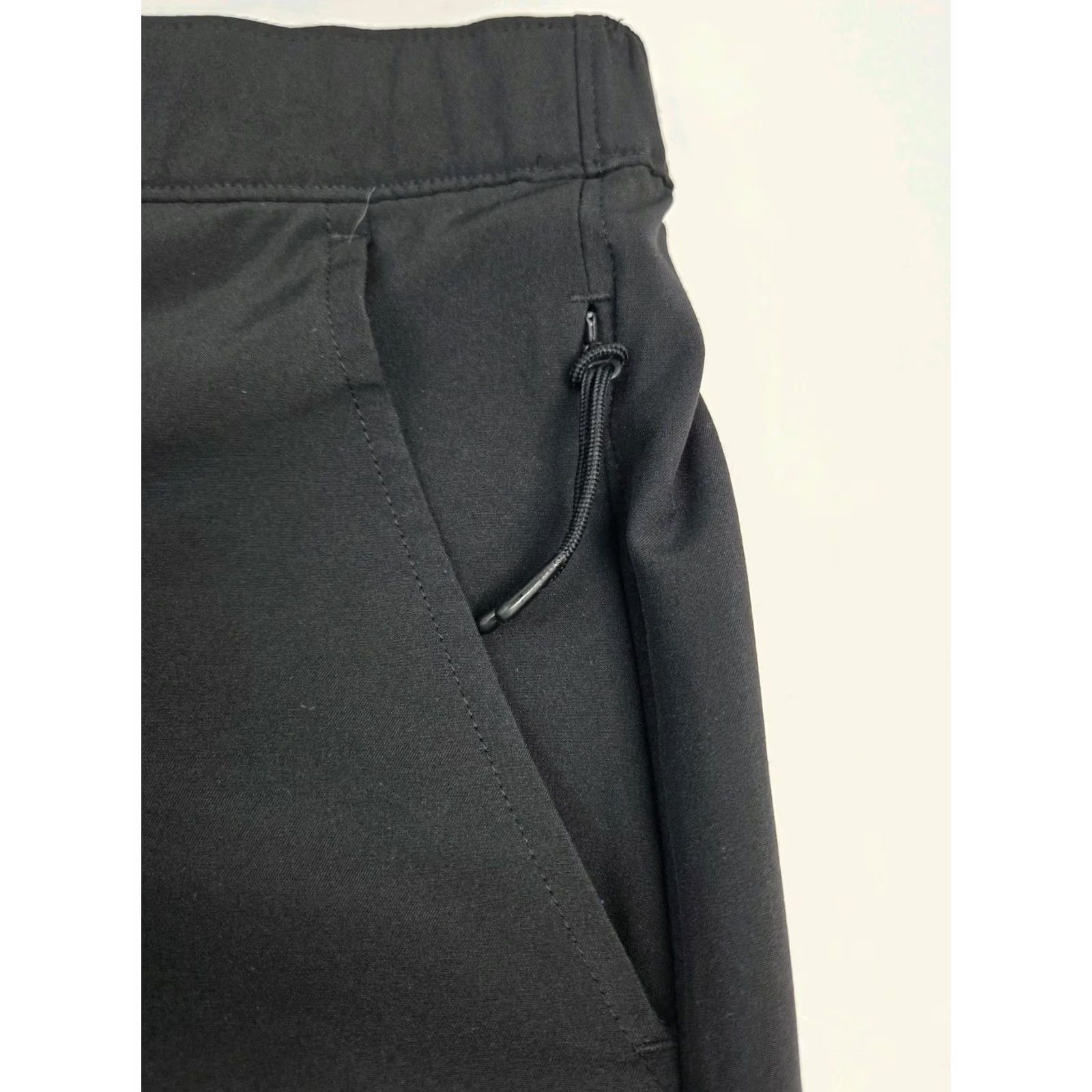 Vintage VRST Mens Active/Casual Black Shorts Snap Drawstring Pockets XL Size US 36 / EU 52 - 5 Thumbnail