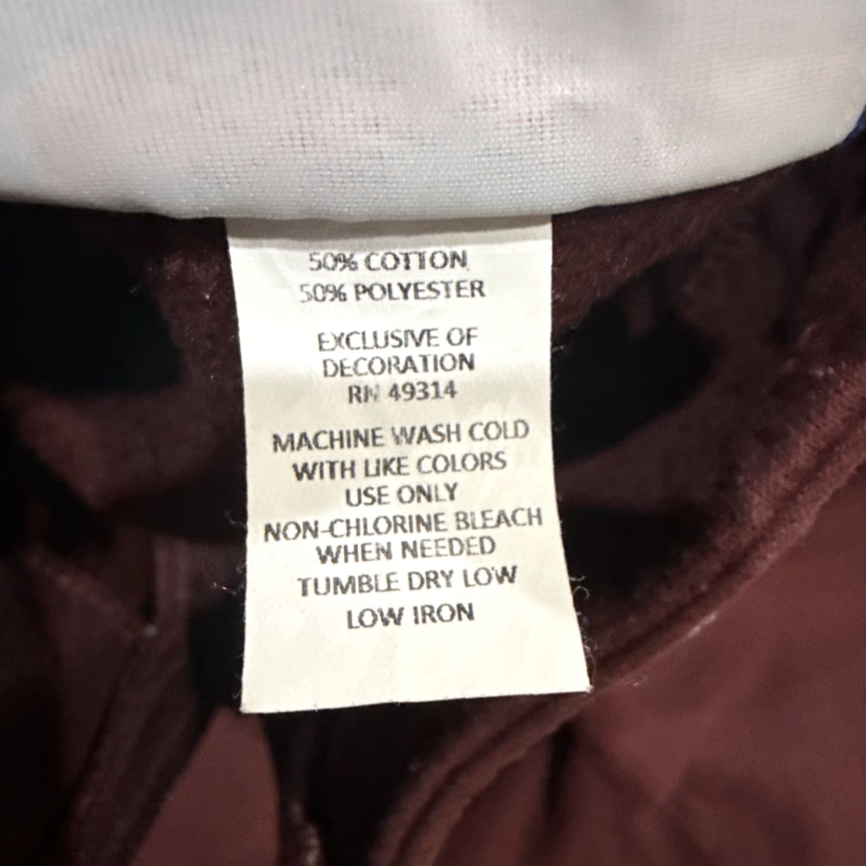 Champion Champion Sweatshirt Men L 1/4 Zip Maroon University College Logo Pullover Heavyweight Fleece Carding: Cotton/Polyester Size US L / EU 52-54 / 3 - 5 Thumbnail