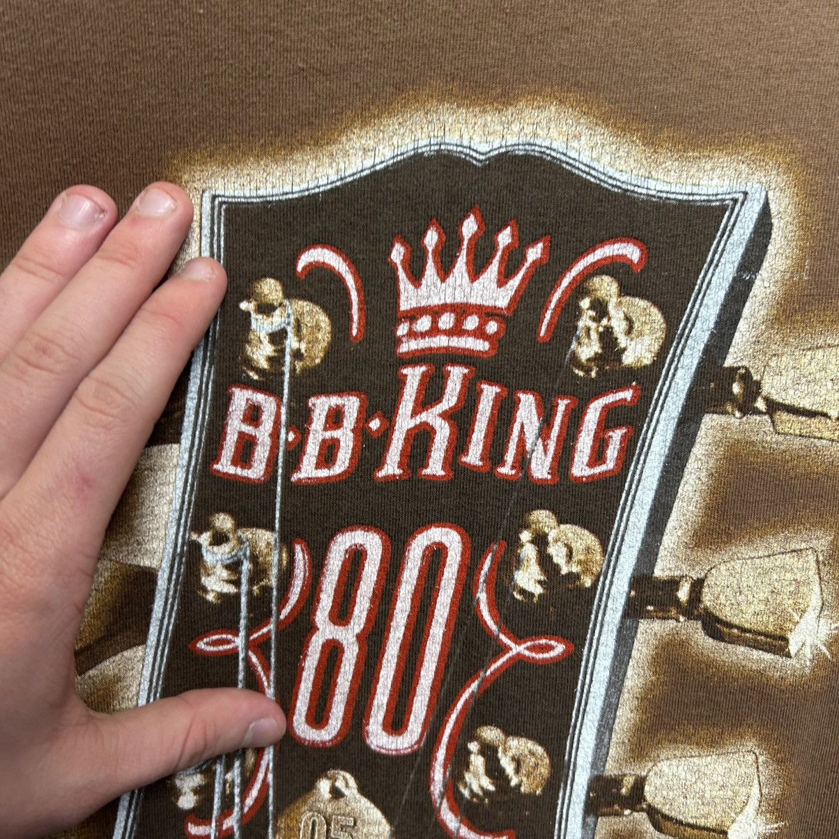 Band Tees Vintage B.B. King 2005 Big graphic logo rock band tee size L Size US L / EU 52-54 / 3 - 3 Thumbnail