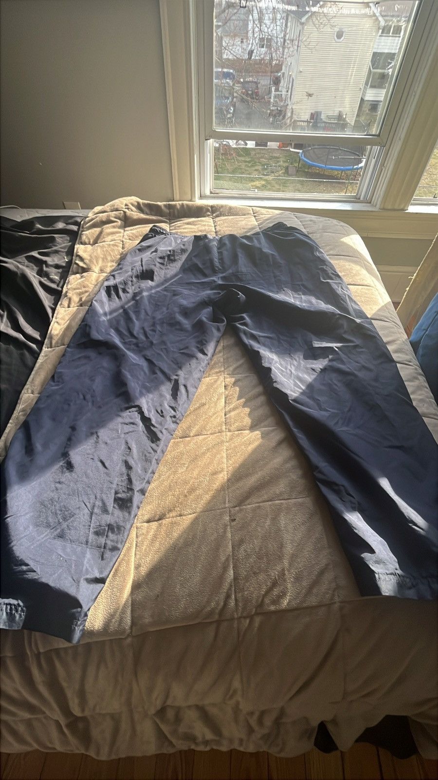 Vintage Navy Blue Wind-Breaker sweatpants Size US 44 / EU 60 - 1 Thumbnail