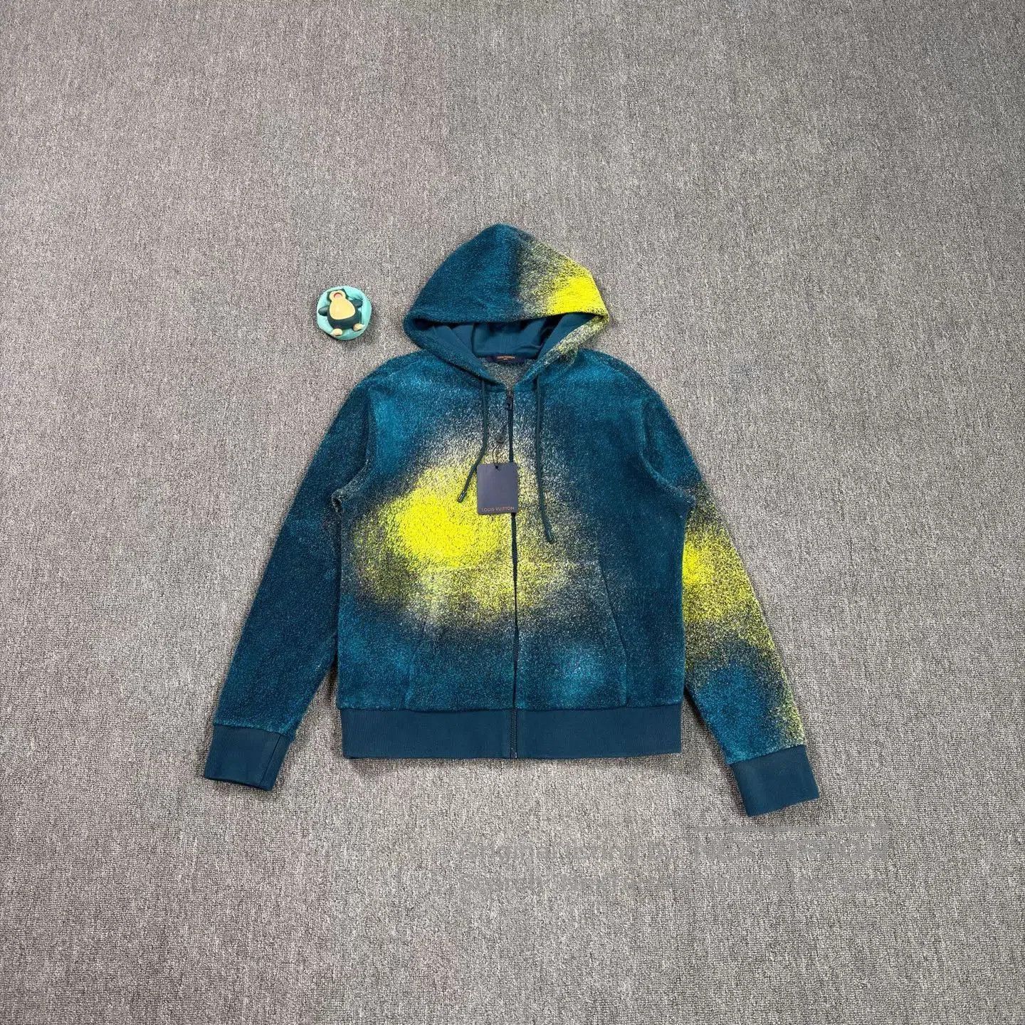 Louis Vuitton LV Blue Gradient Zip Hooded Jacket. Size US M / EU 48-50 / 2 - 1 Thumbnail
