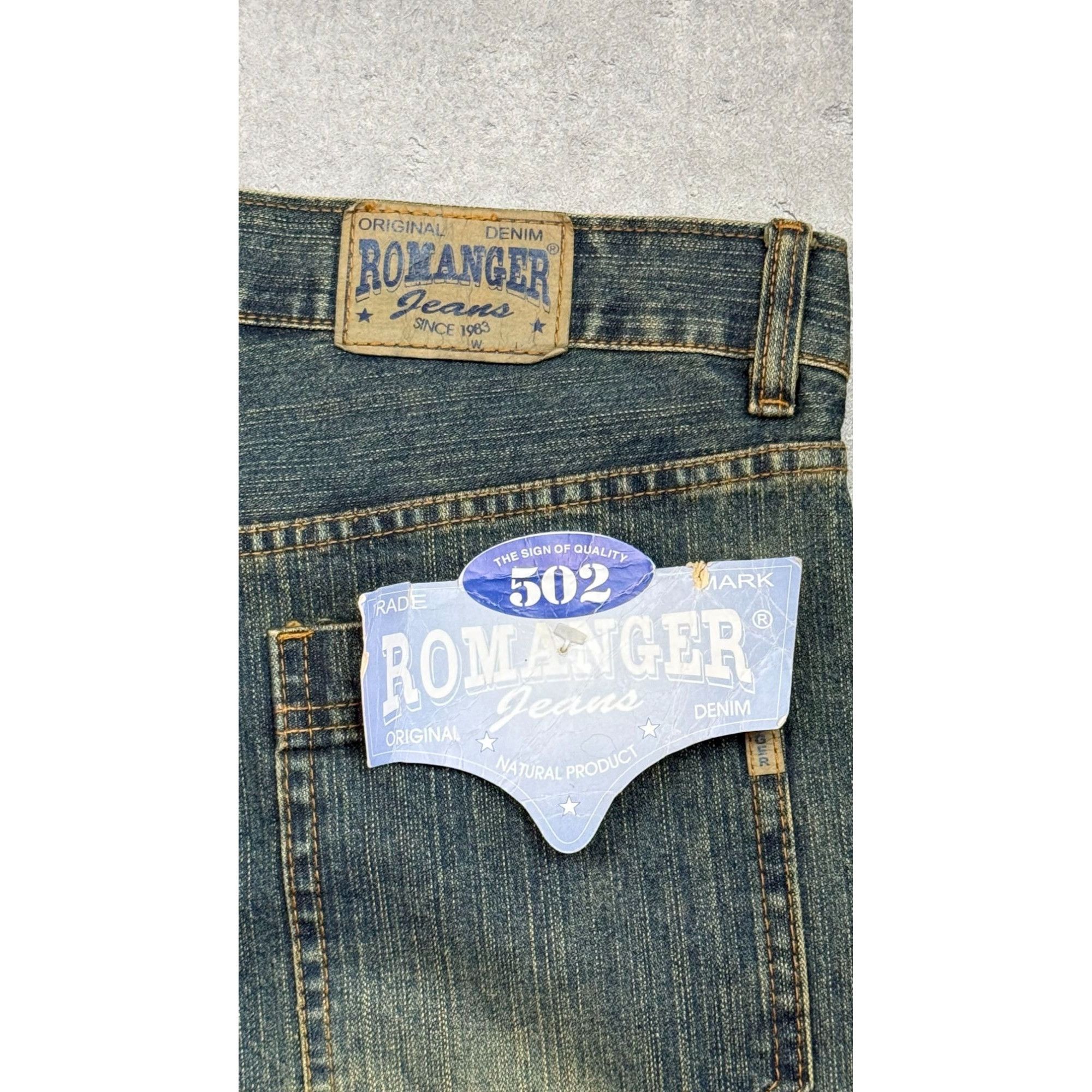 Other Vintage Romanger 502 Denim Jorts – Y2K Baggy Skater Shorts Size US 32 / EU 48 - 6 Thumbnail