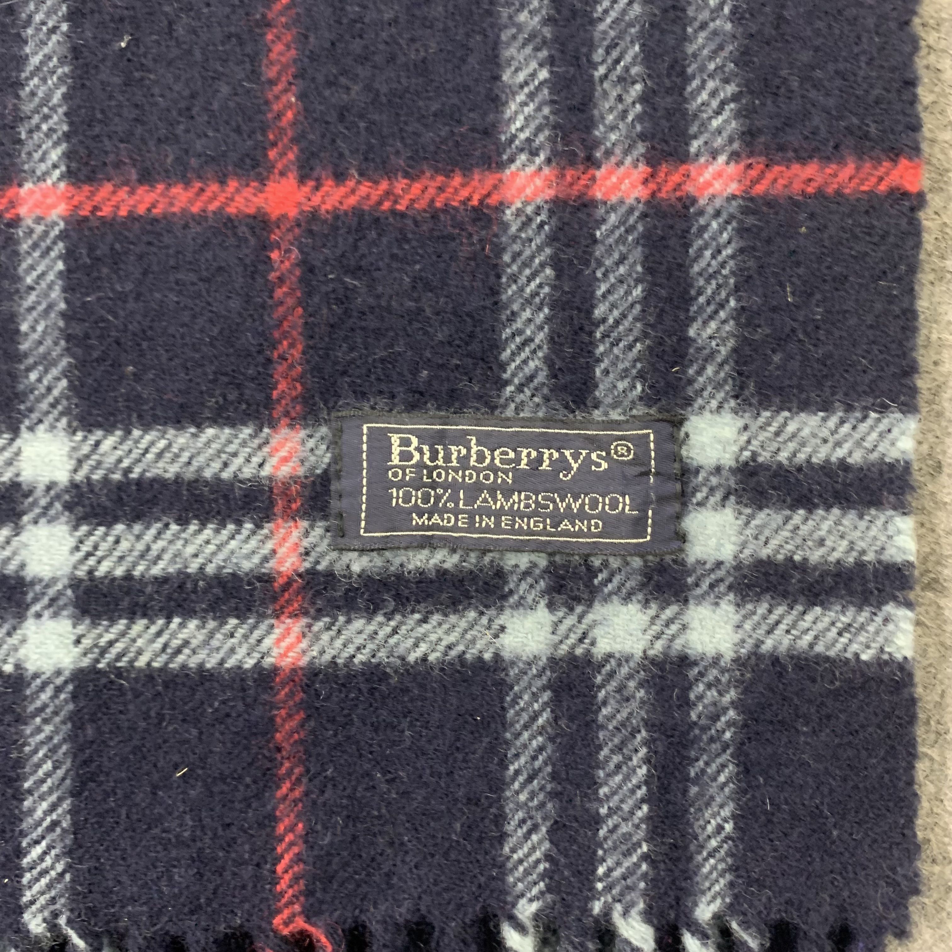 Burberry Burberry Scarf Wool Muffler Neck Wrap BL9308 Size ONE SIZE - 5 Thumbnail