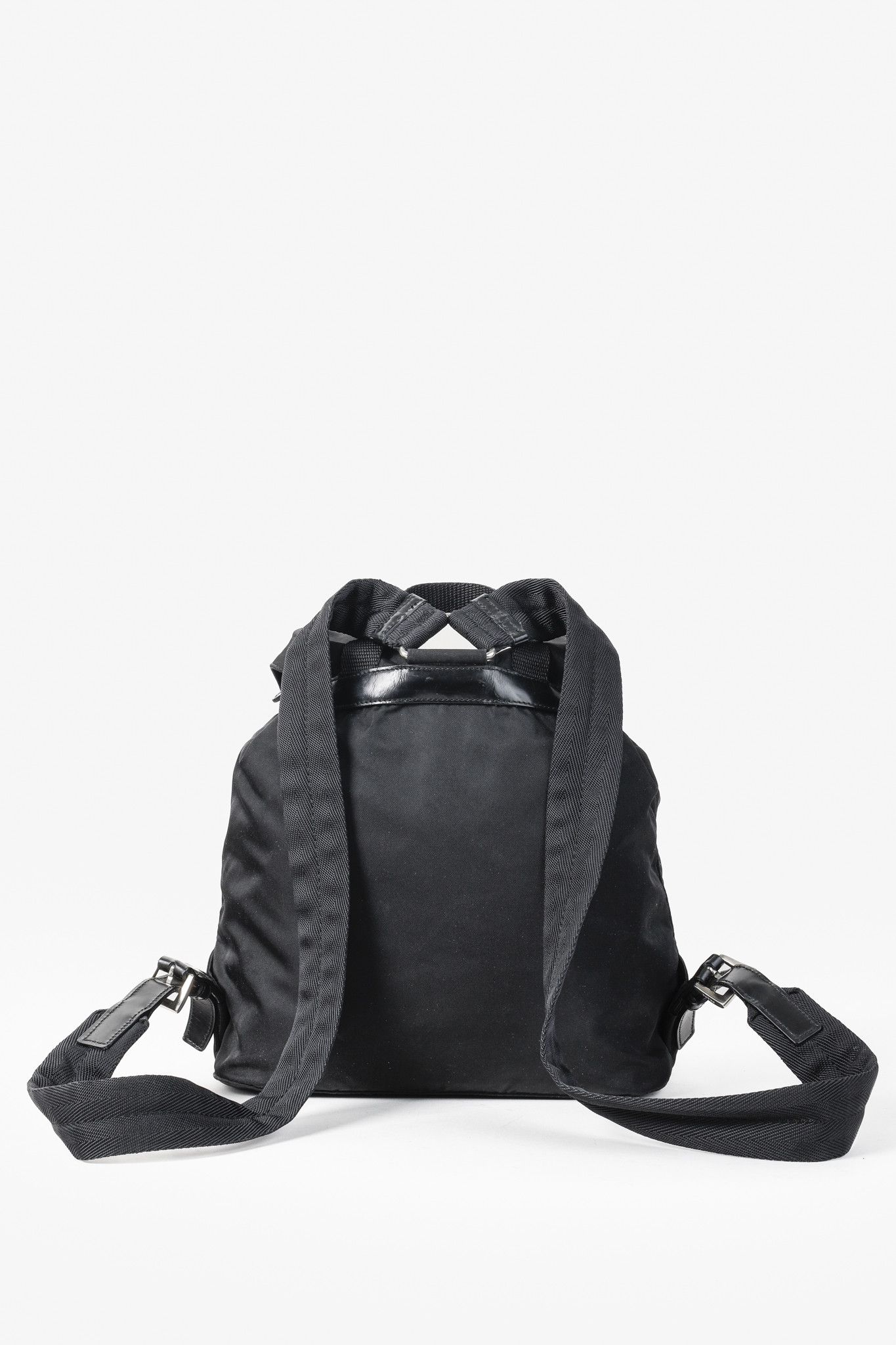 Prada Prada Saffiano-Trimmed Tessuto Backpack Size ONE SIZE - 4 Thumbnail