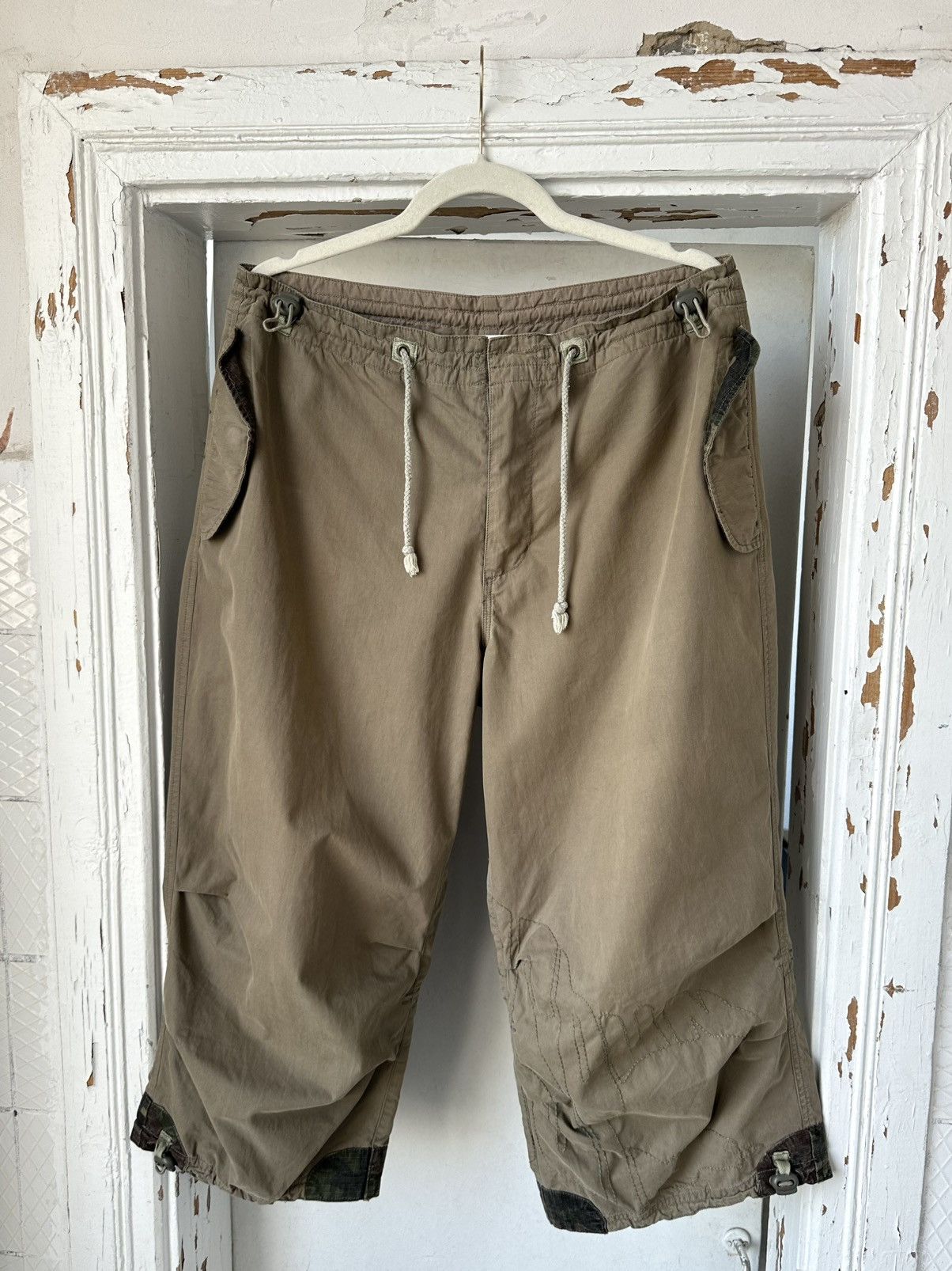 Japanese Brand × Vintage Vintage Maharishi Style Khaki Logo Breeches Size US 32 / EU 48 - 1 Thumbnail