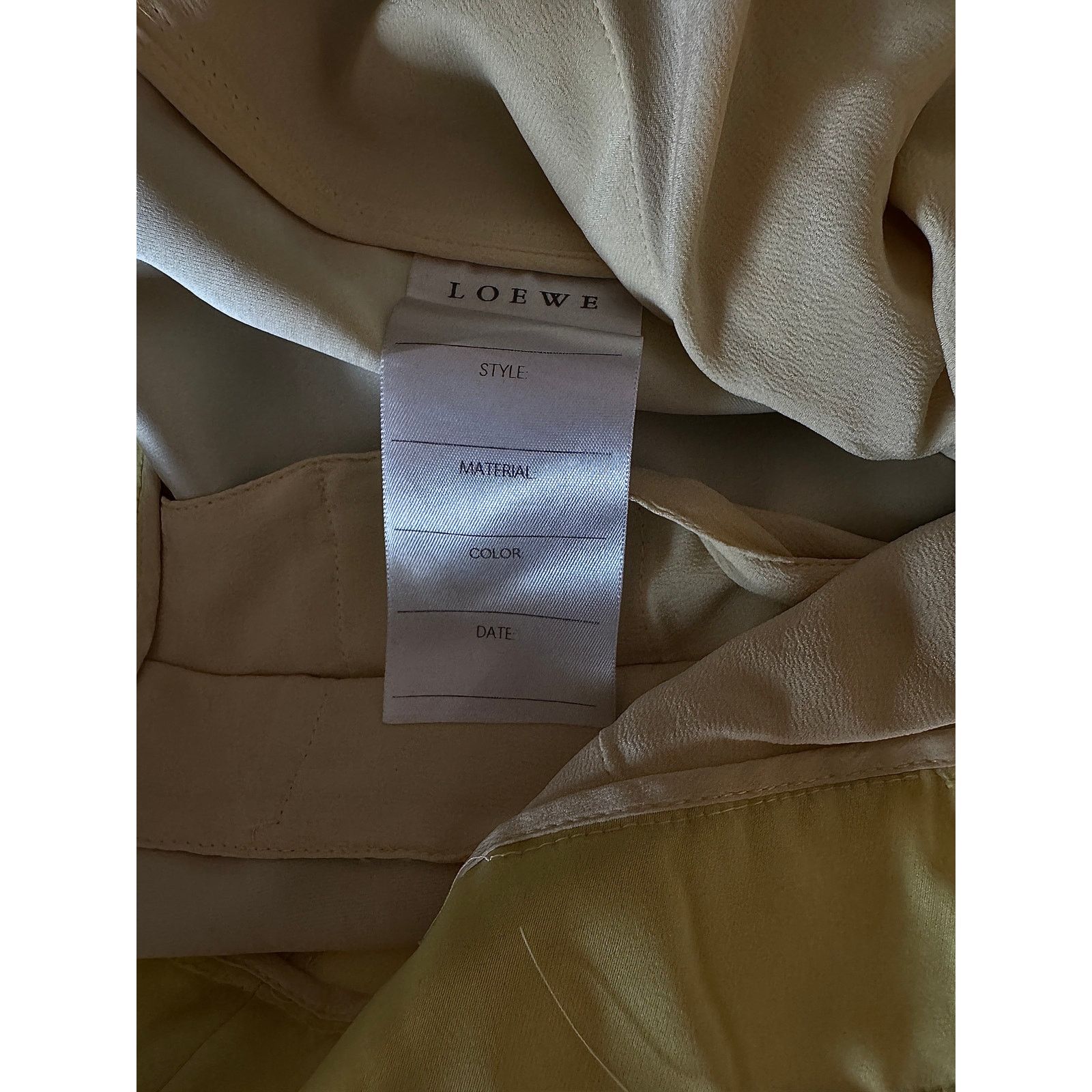 Loewe Loewe High-Waist Trousers RunWay SS23 in Neon Yellow Size 31" - 4 Thumbnail