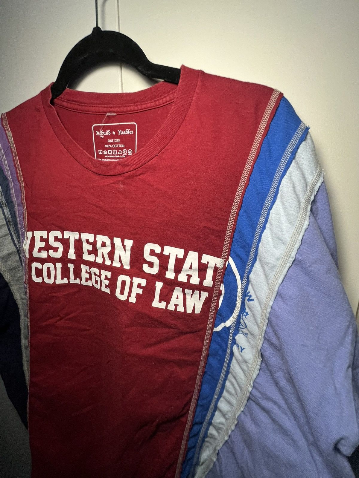 Needles Rebuild by Needles 7 cut college Tee Size US L / EU 52-54 / 3 - 2 Thumbnail