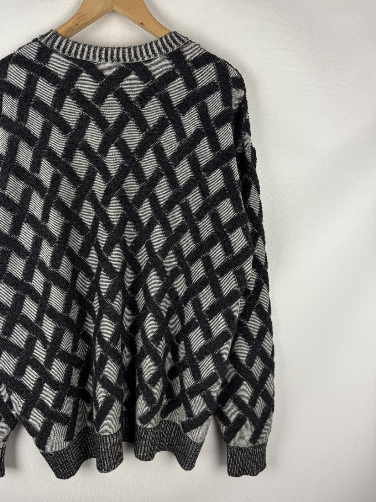 Carlo Colucci Carlo Colucci Cotton Wool Knitted Crewneck Sweater Pullover Size US XL / EU 56 / 4 - 15 Thumbnail