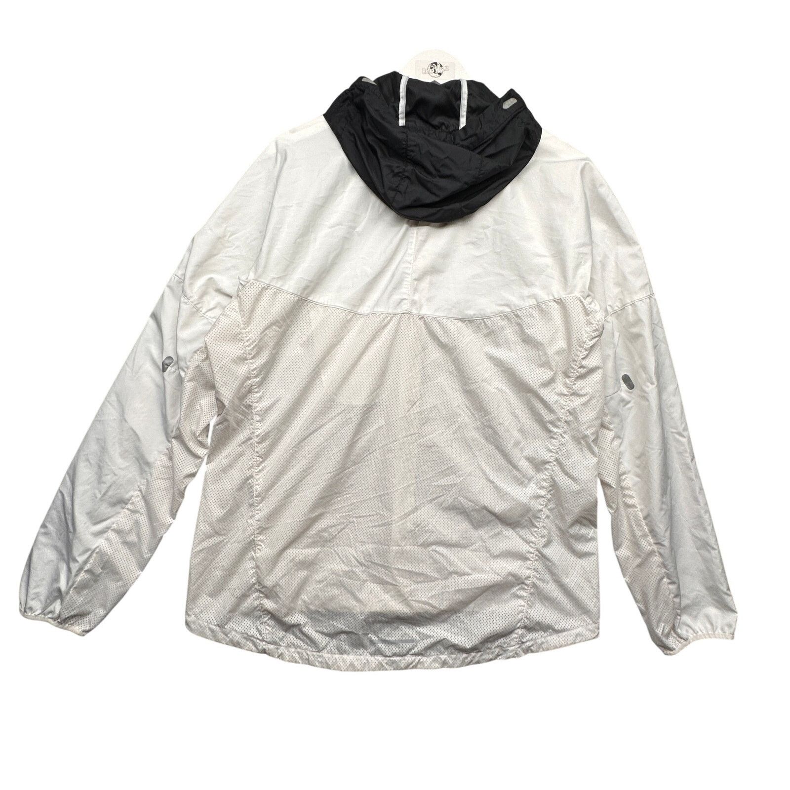 Nike Nike Windbreaker Hooded Black White Mesh Lined Jacket Large Size US L / EU 52-54 / 3 - 2 Thumbnail