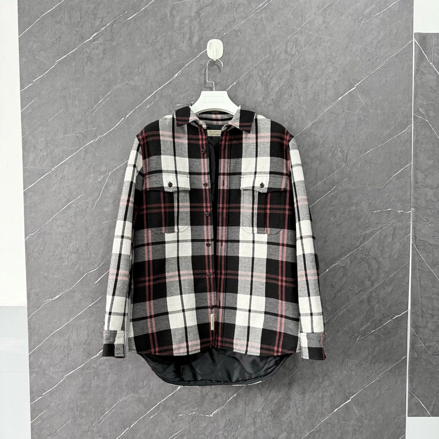Burberry Burberry Black Red Plaid Coat M Size US M / EU 48-50 / 2 - 1 Thumbnail