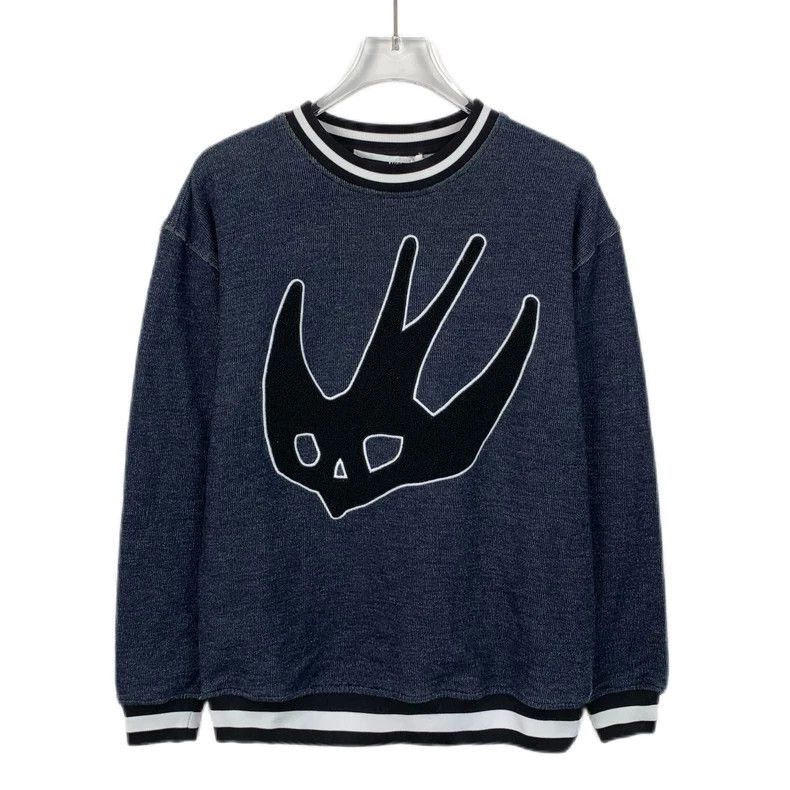 Alexander McQueen Alexander Mcqueen Color-blocked swallow pattern striped co Size US XXS / EU 40 - 1 Thumbnail