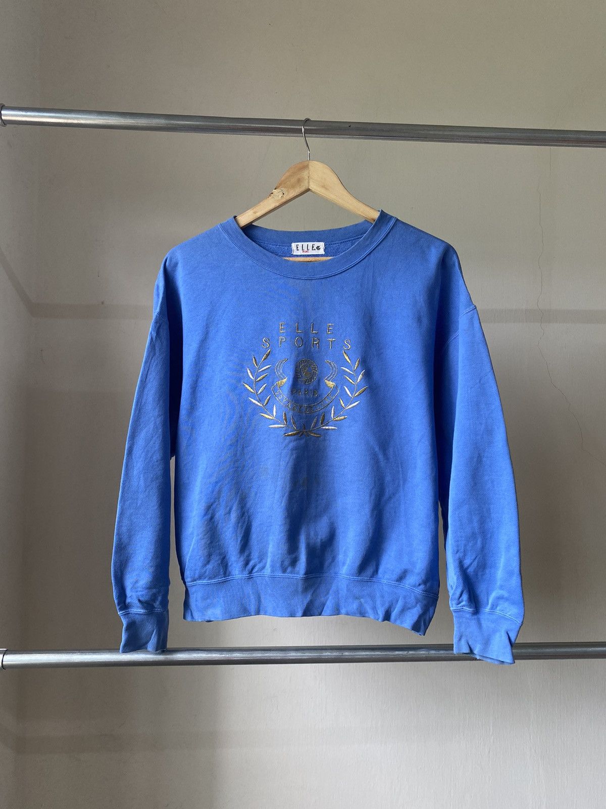 Vintage Elle Sports Embroidery Sweatshirt 90s 80s Size S / US 4 / IT 40 - 4 Thumbnail