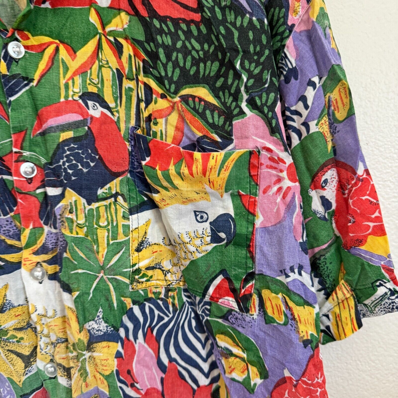 Vintage Vintage Bagshaws Of St Lucia Hawaiian Shirt Men's L Tropical Size US L / EU 52-54 / 3 - 6 Thumbnail