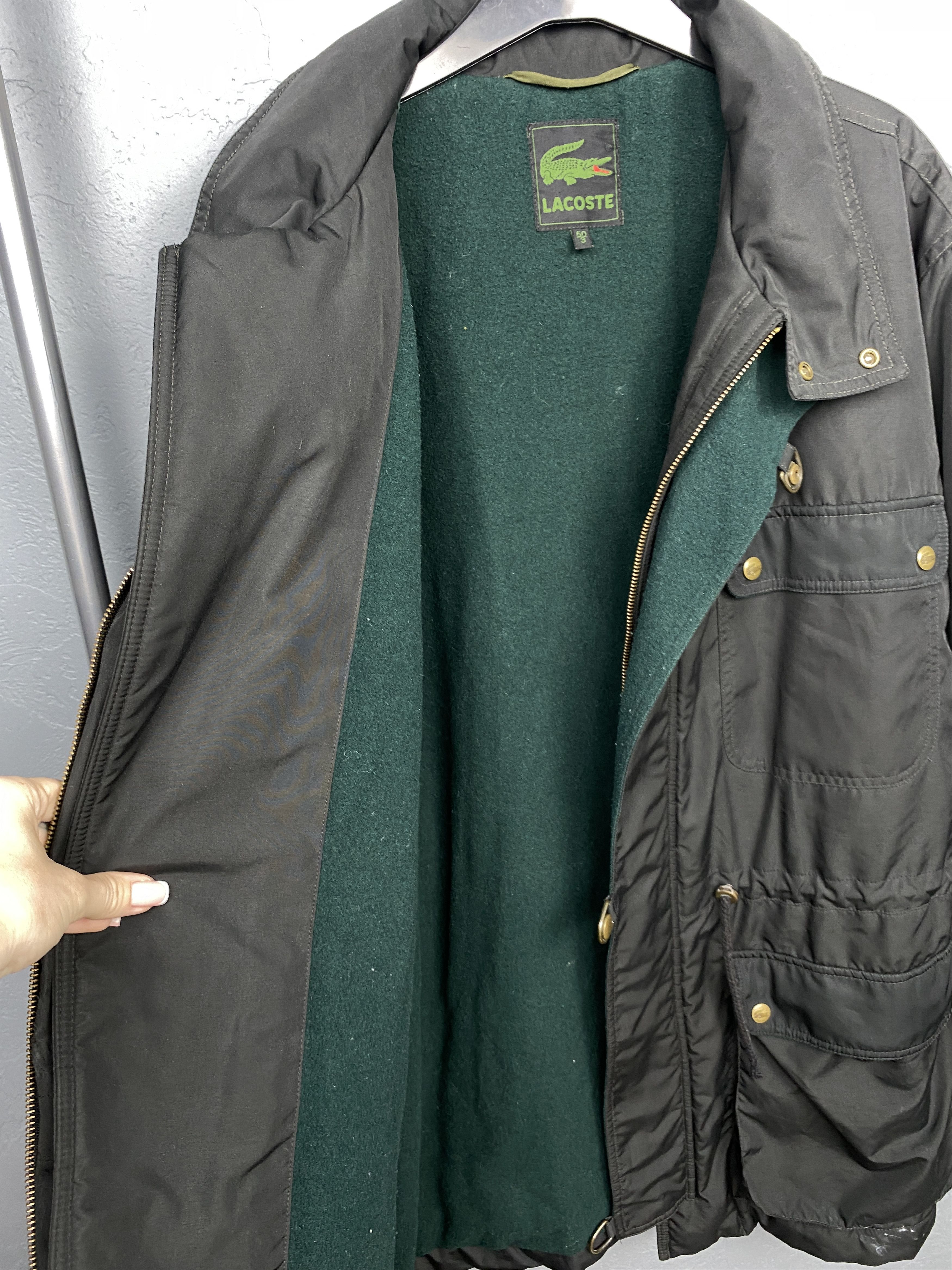 Lacoste Lacoste 90s Vintage Mens Classic Jacket Made in France Size US L / EU 52-54 / 3 - 6 Thumbnail