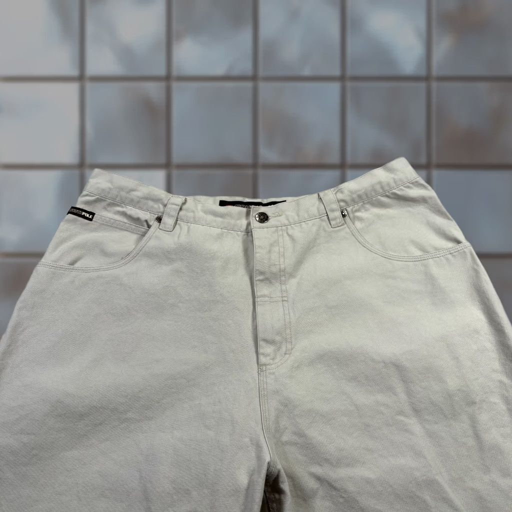 Southpole VINTAGE Southpole Pants Mens Size 40 Beige Carpenter Wide-Leg Baggy Y2K Hip Hop Mens Size US 40 / EU 56 - 1 Thumbnail