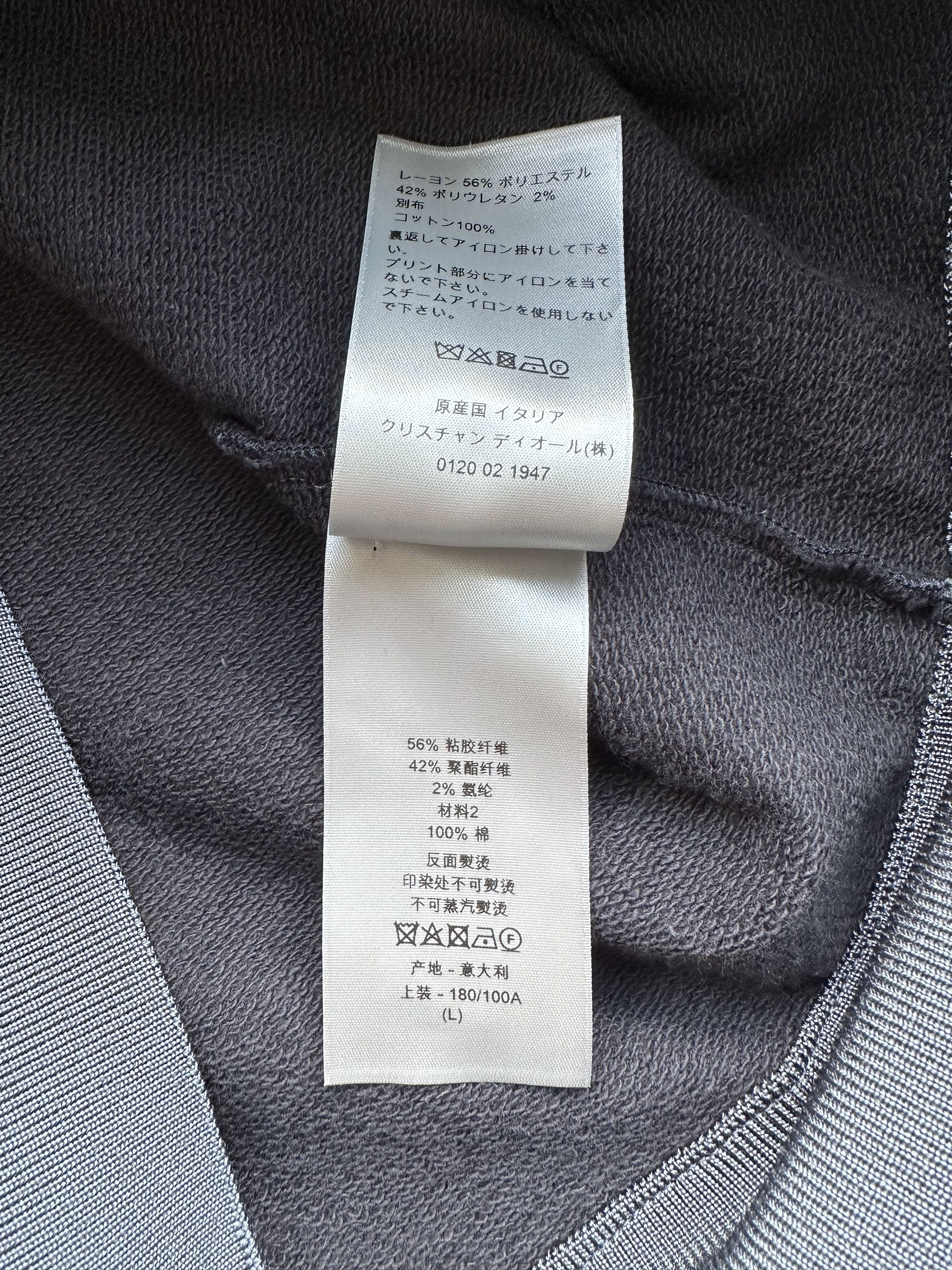 Dior Dior Daniel Arsham Blue Embossed Metallic Logo Hoodie Size US L / EU 52-54 / 3 - 5 Thumbnail