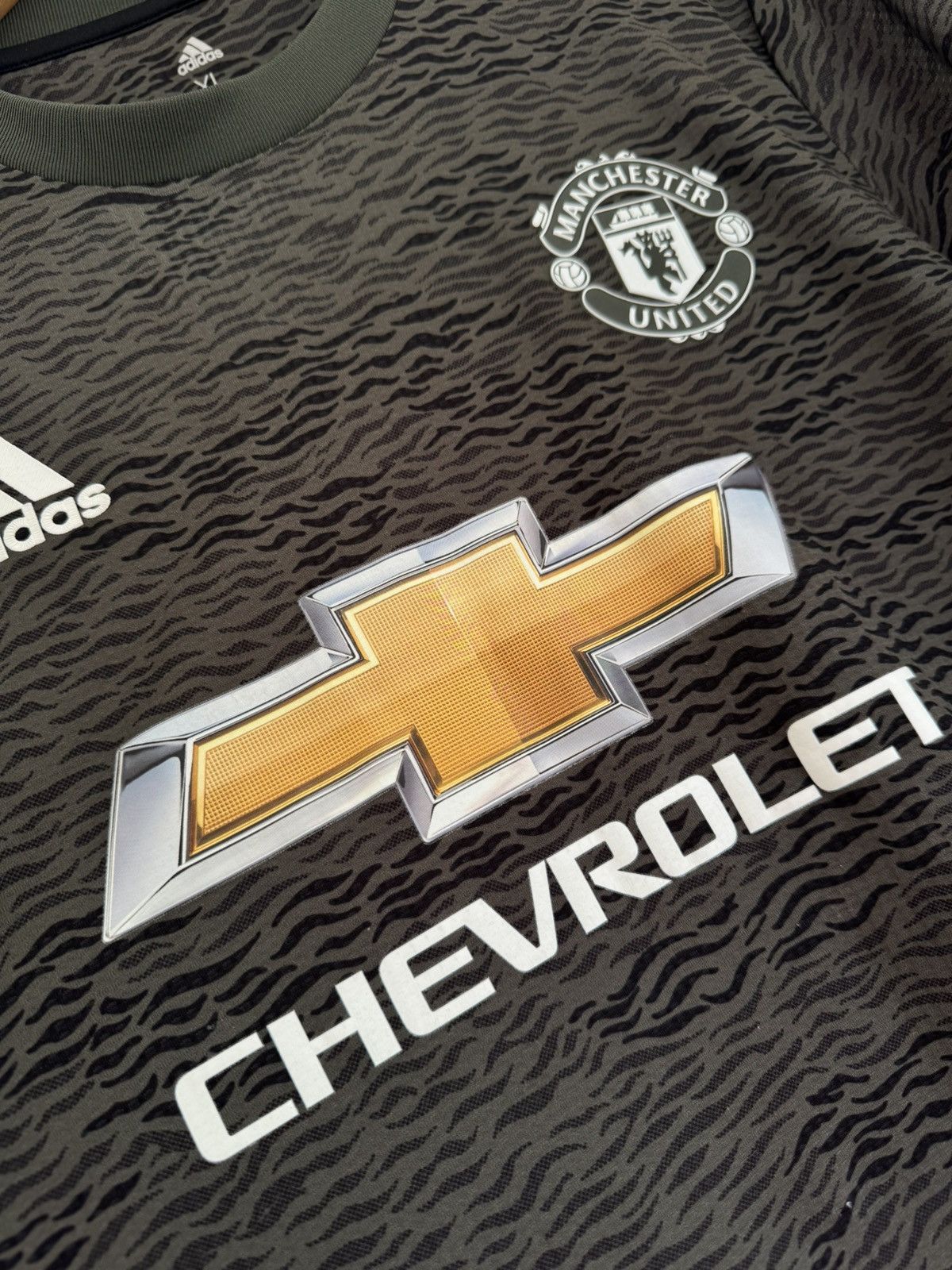 Adidas Manchester United 2020-2021 Away Authentic Soccer Jersey Kit Size US XL / EU 56 / 4 - 7 Thumbnail