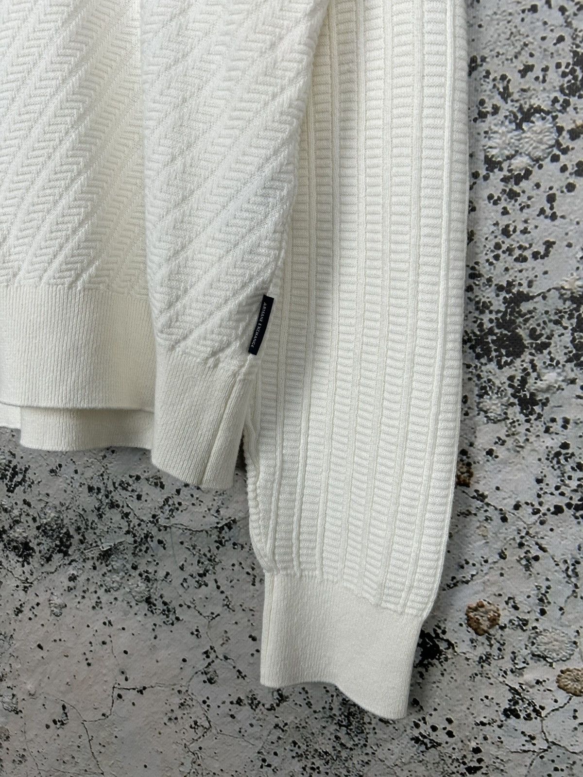 Armani Exchange Armani Exchange AX White Turtleneck Sweater Size US M / EU 48-50 / 2 - 5 Thumbnail