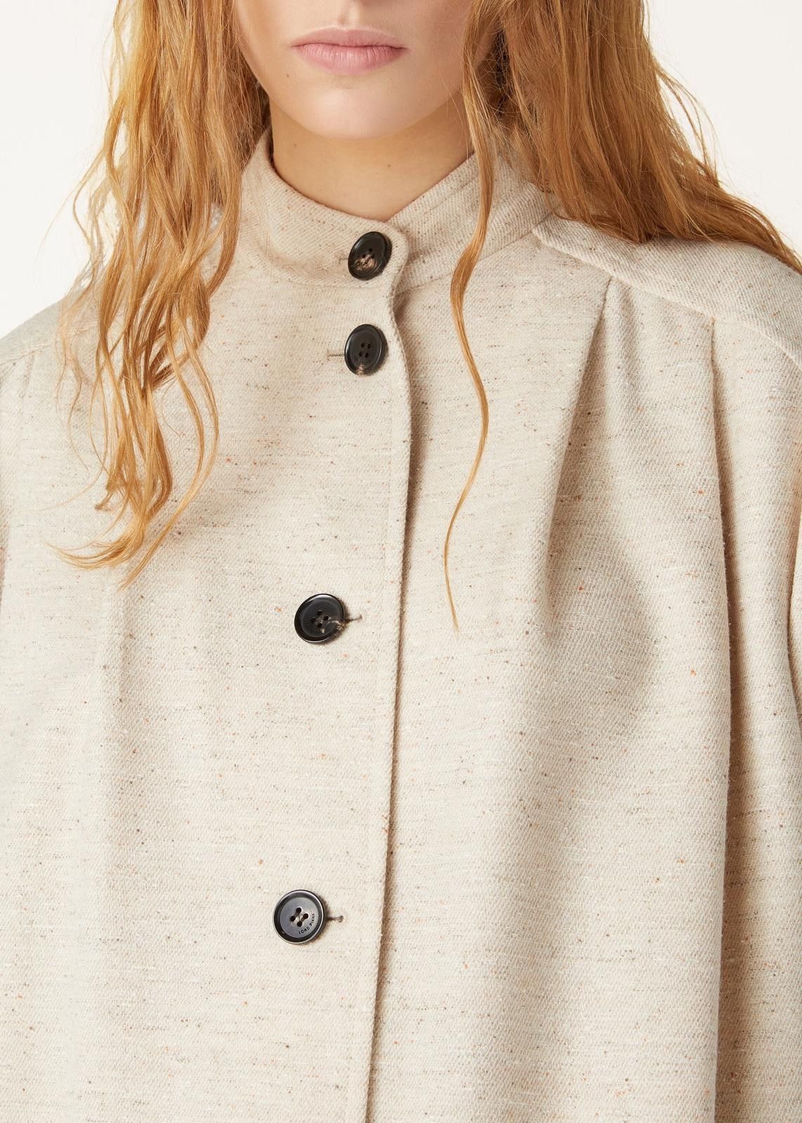 Loro Piana o1srvl11e0725 FAO3199 Generously Cut Single-breasted Coat Size S / US 4 / IT 40 - 4 Thumbnail