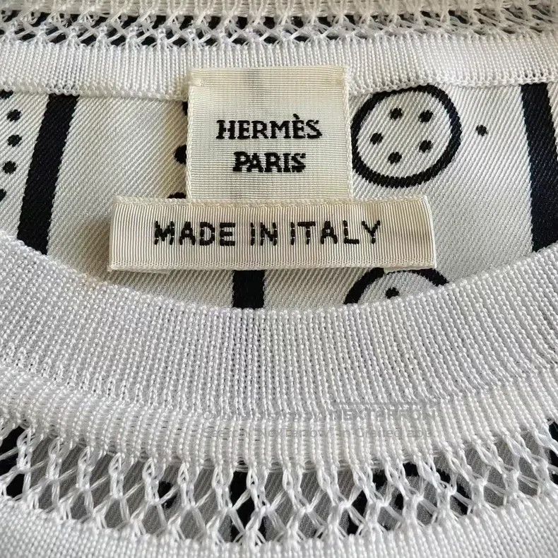 Hermes Hermes Ex-libris silk shirt Size XXS / US 00 / IT 34 - 3 Thumbnail
