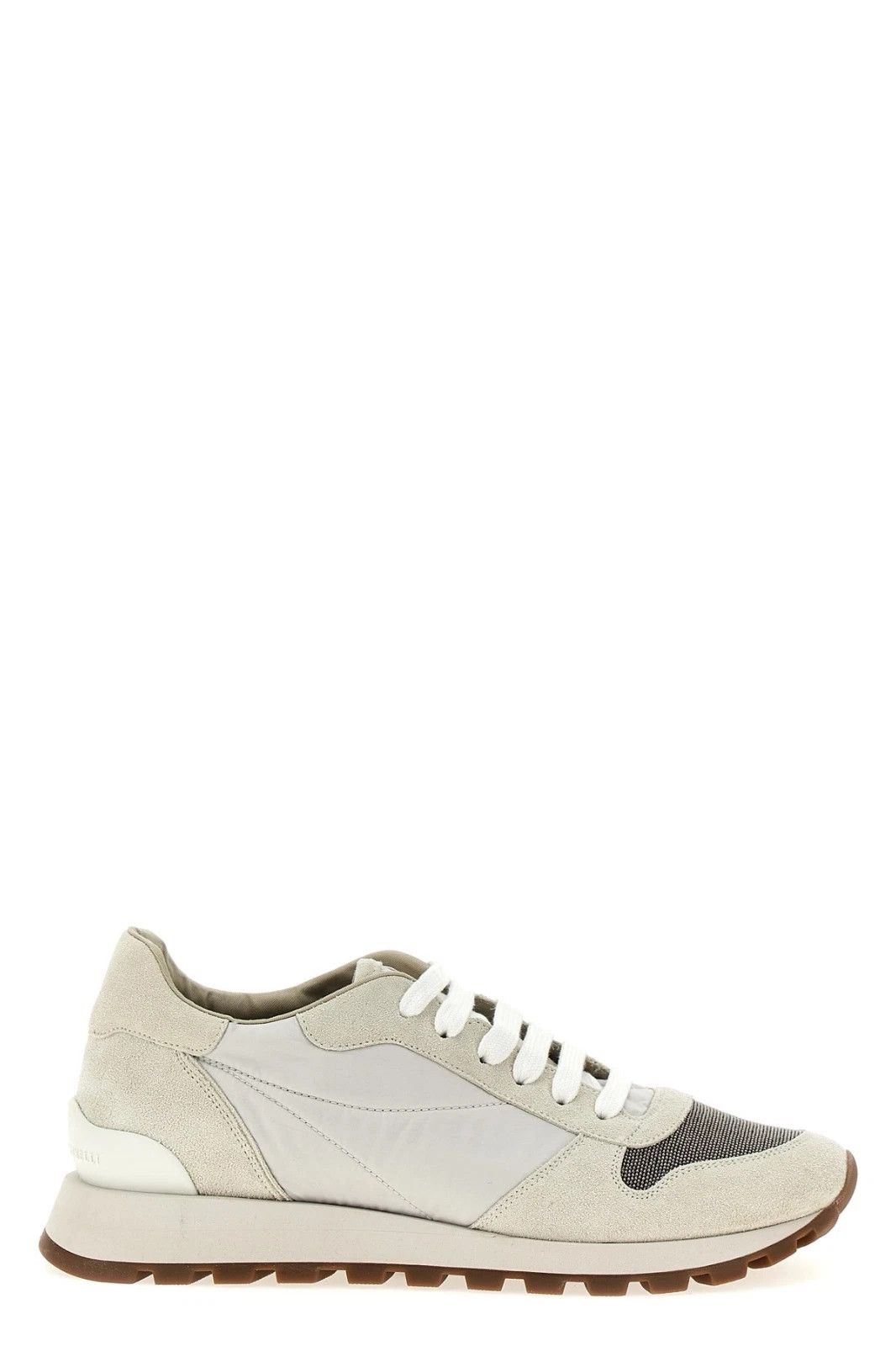 Brunello Cucinelli BRUNELLO CUCINELLI White Suede Sneakers New & Authentic Size US 8 / IT 38 - 5 Thumbnail