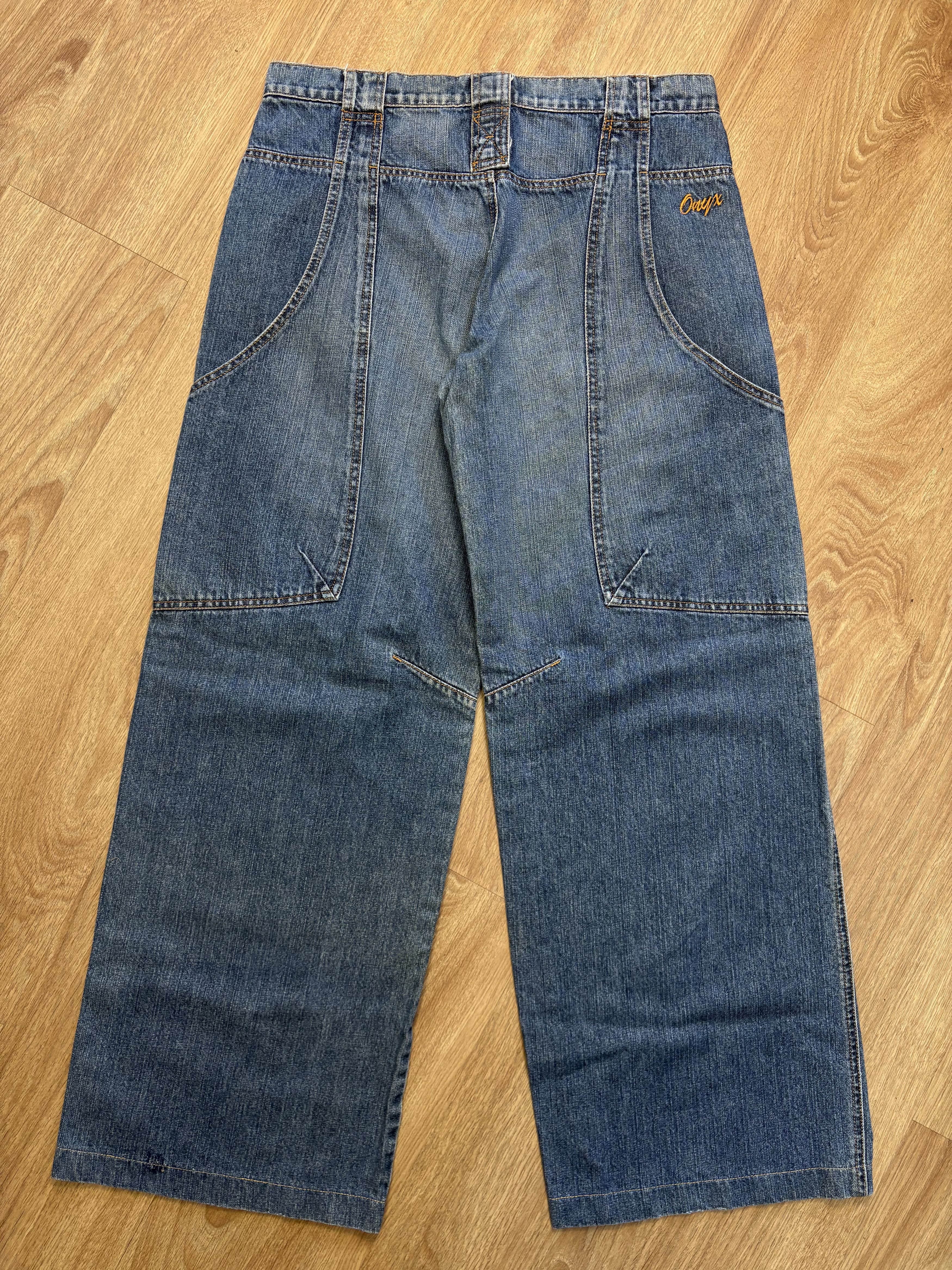 Vintage Onyx Denim 90s Super Baggy Carpenter Denim Jeans (32x32) Size US 32 / EU 48 - 6 Thumbnail