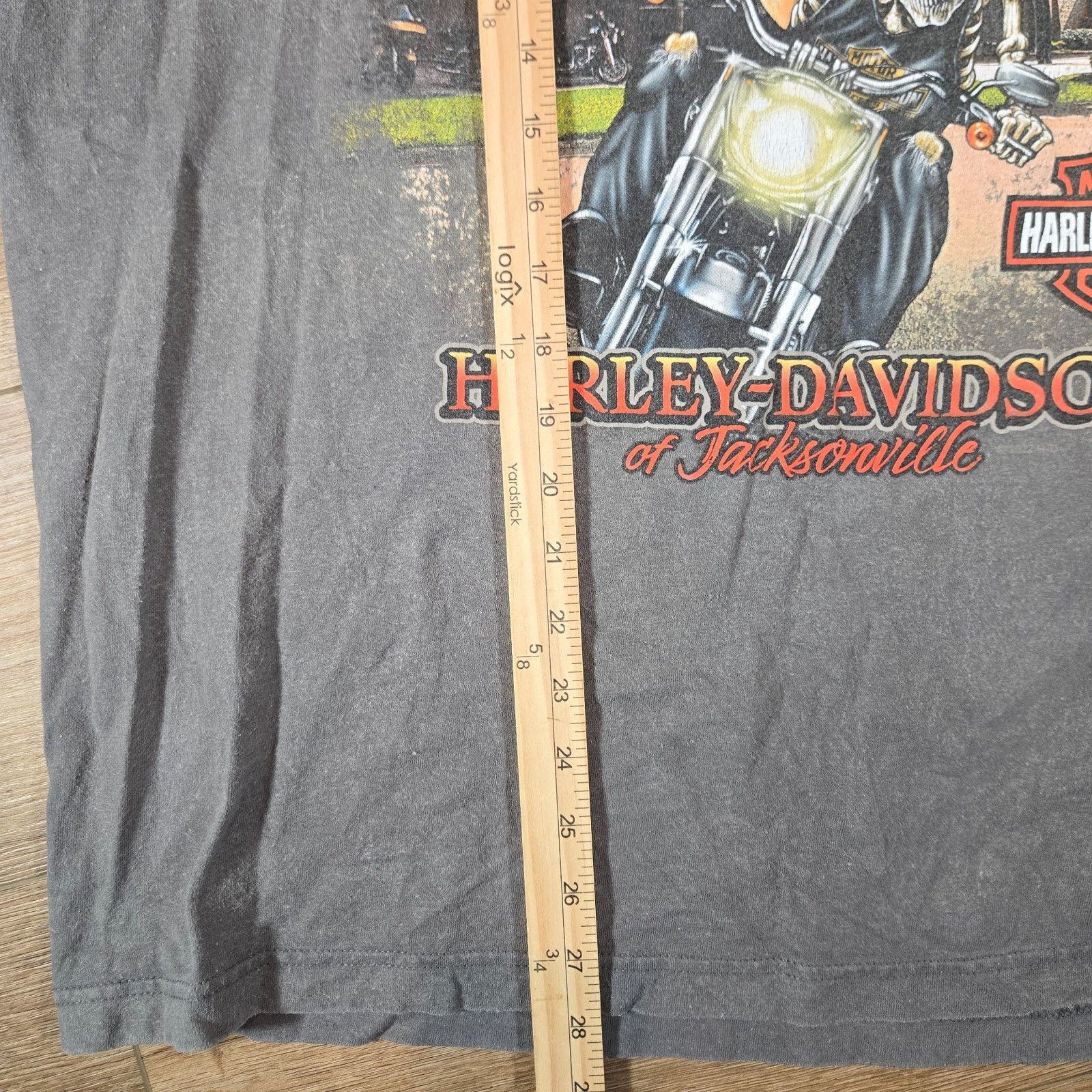 Harley Davidson Harley-Davidson FL T-Shirt Men’s XL Biker Skeleton Size US XL / EU 56 / 4 - 7 Thumbnail