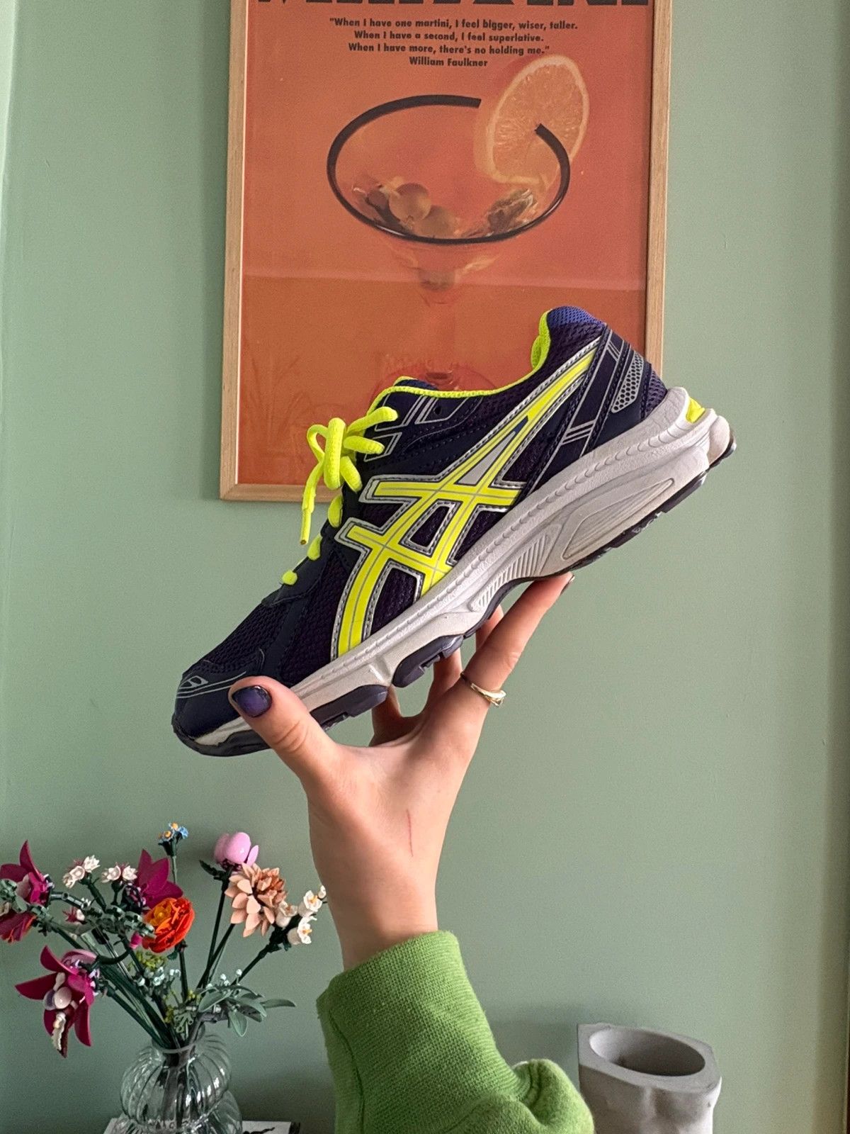 Asics Asics Gel Galaxy 7 Vintage Streetwear Sport Retro Sneakers Size US 5 / EU 37 - 2 Thumbnail