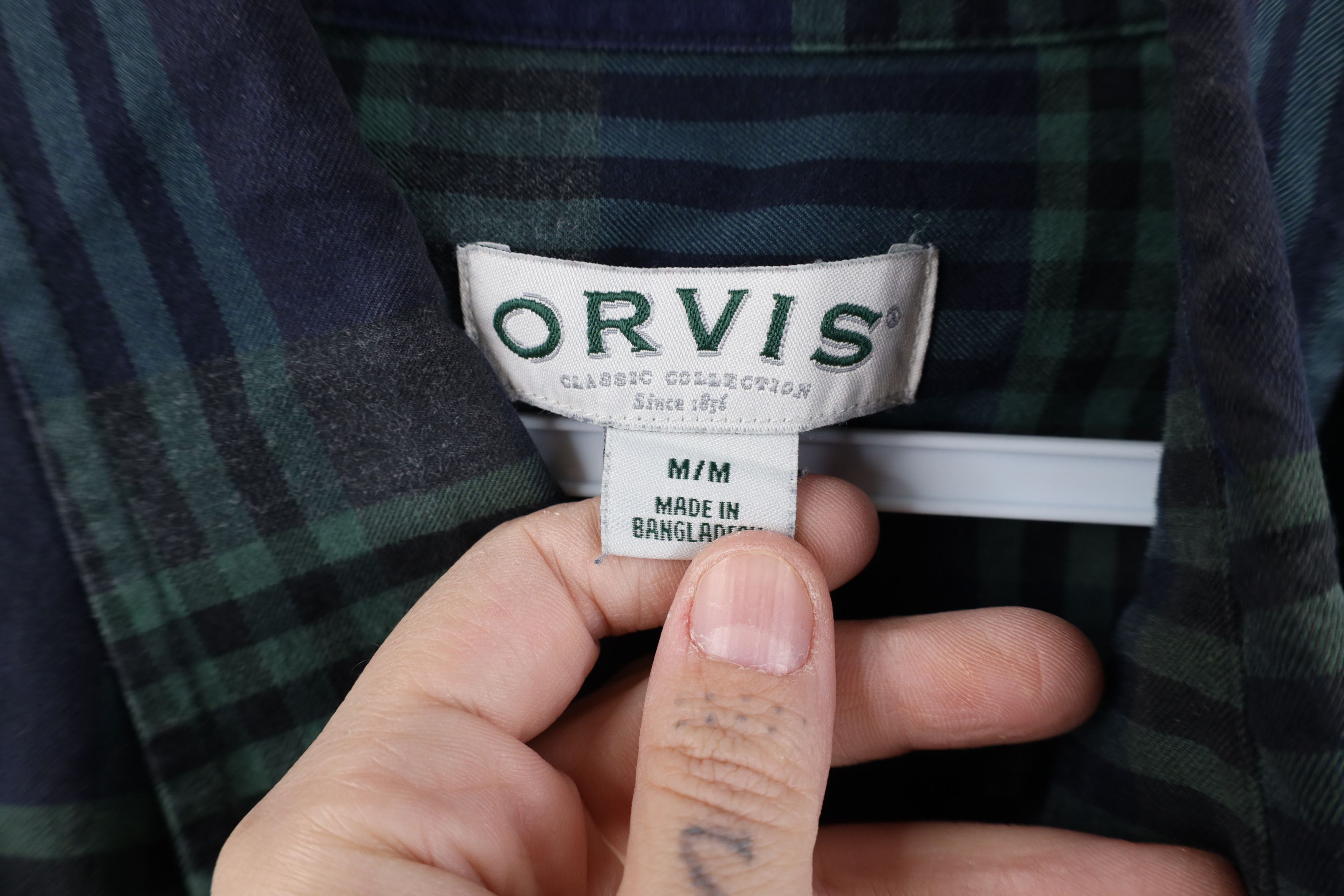 Orvis Vintage Orvis Faded Collared Button Down Shirt Plaid Cotton Size US M / EU 48-50 / 2 - 8 Thumbnail