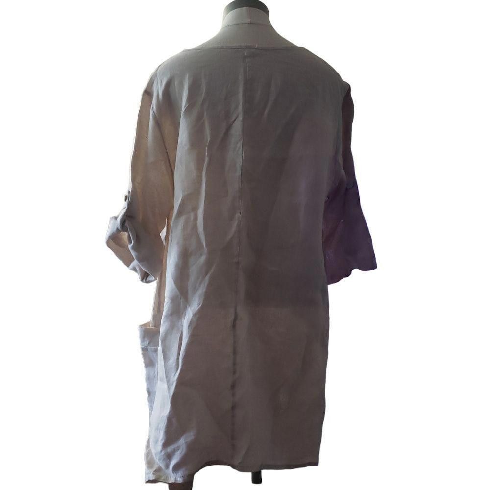 Designer CT1101a NT by Amati Ladies Beige Tunic Size M / US 6-8 / IT 42-44 - 2 Thumbnail
