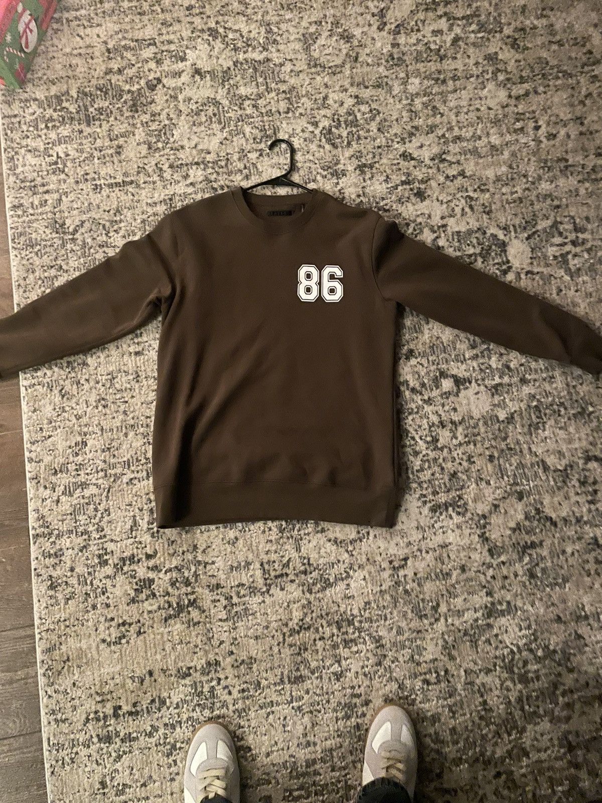 image of Helmut Lang 86 Sweatshirt in Brown, Men's (Size Large)