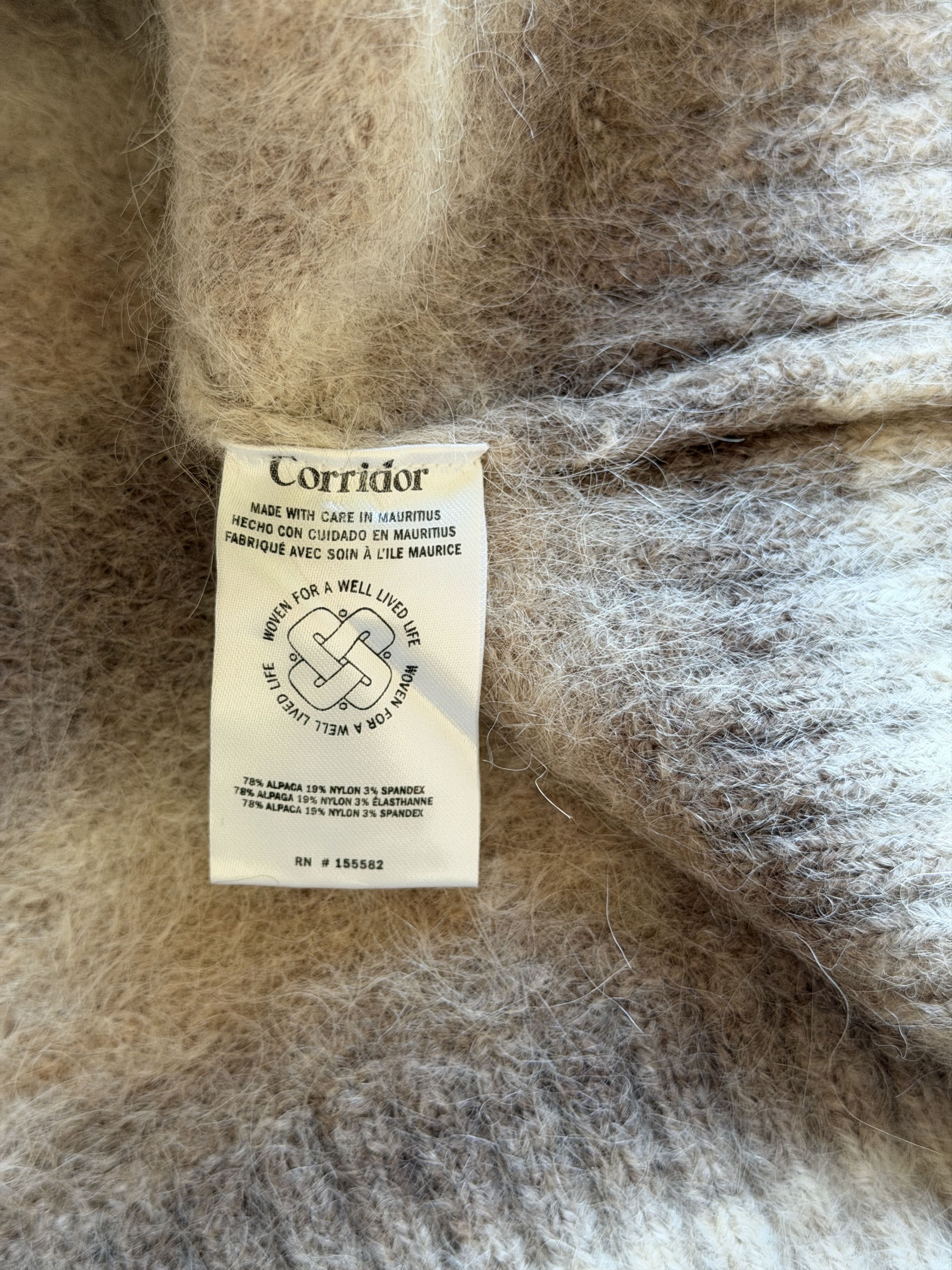 Corridor Corridor Ombre Alpaca Cardigan in Natural Size US XL / EU 56 / 4 - 9 Thumbnail