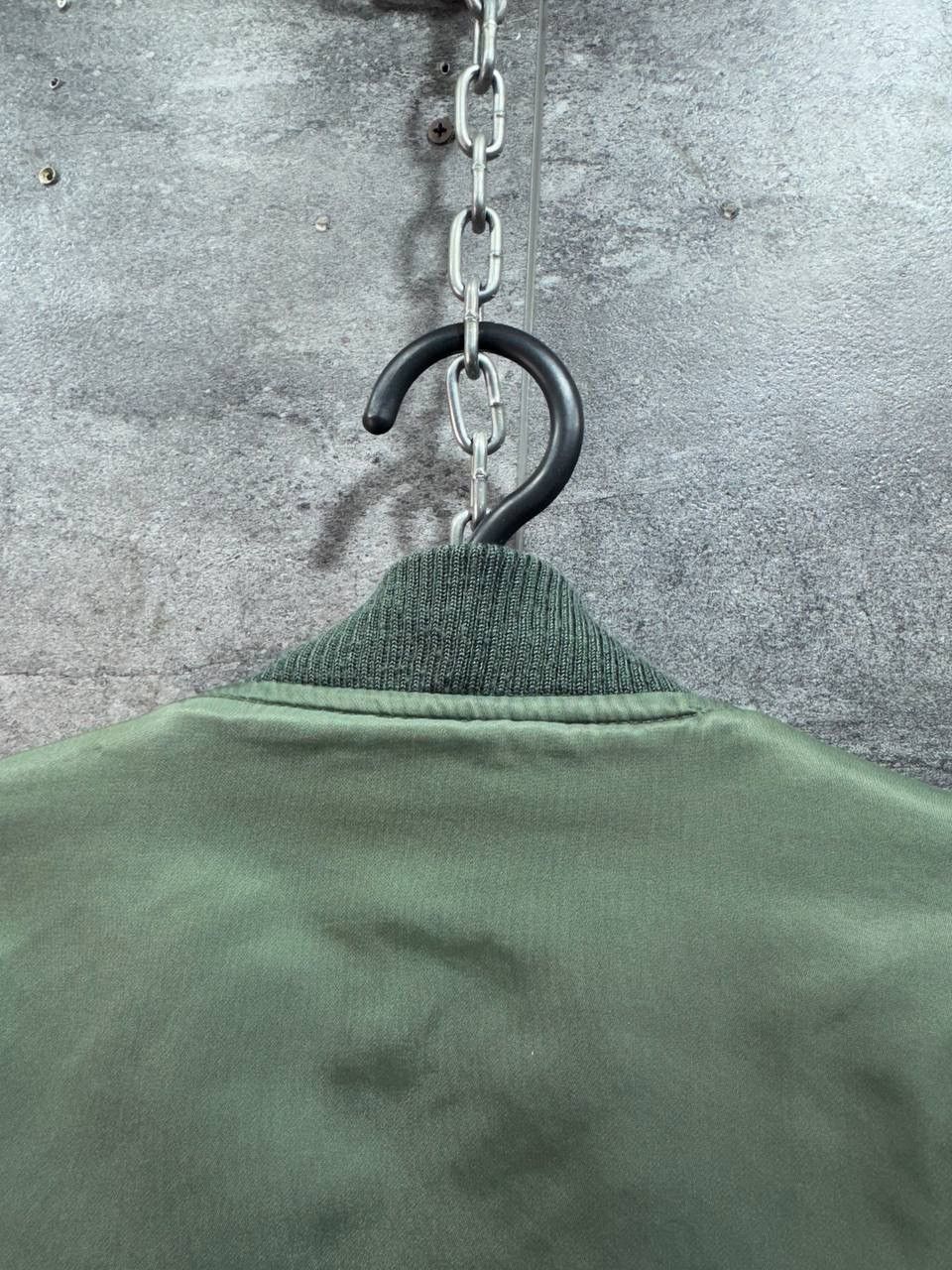 Other Vintage MA-1 Flight Bomber Jacket Reversible Green Orange Size US L / EU 52-54 / 3 - 14 Thumbnail