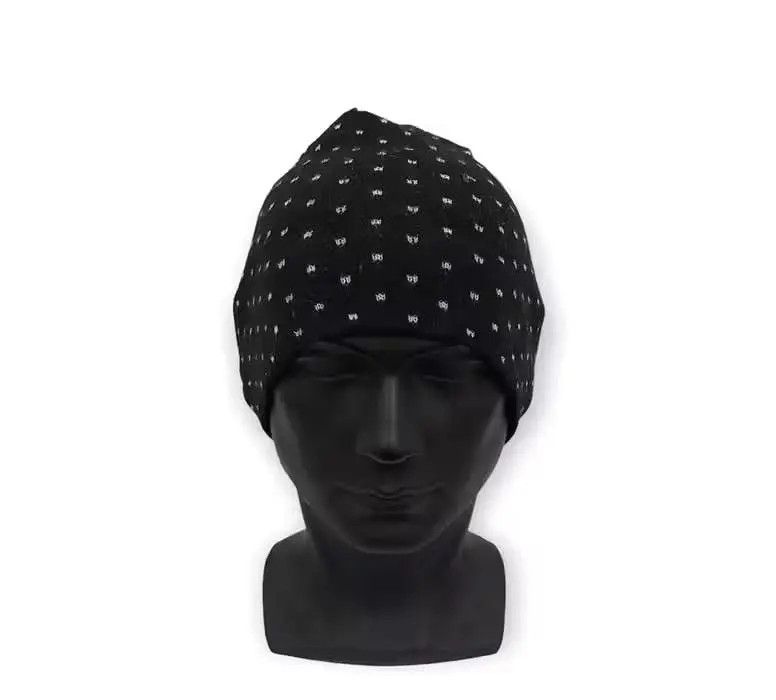 Japanese Brand Anna Sui Full Print Beanie Hat Size ONE SIZE - 2 Thumbnail