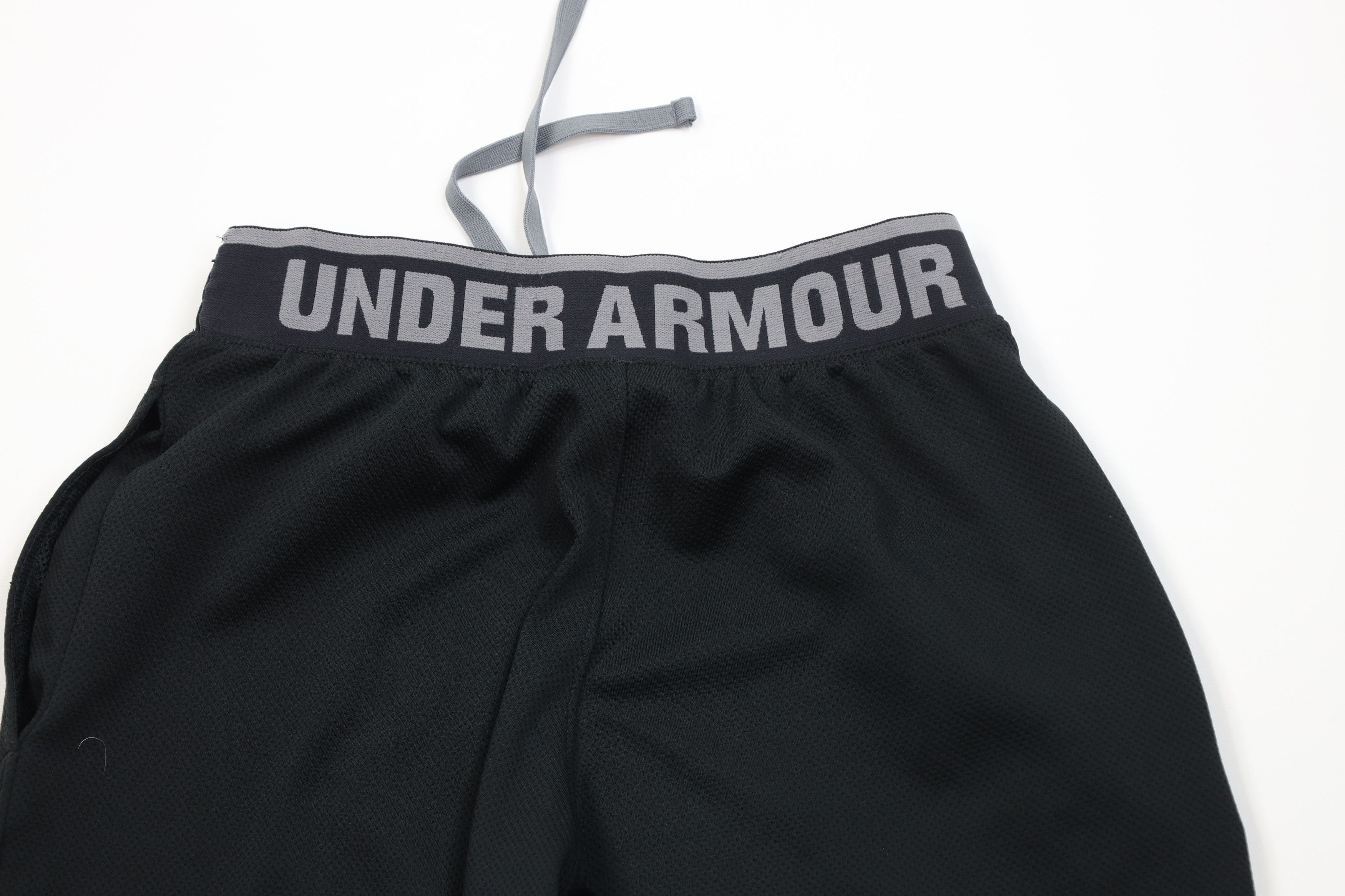 Under Armour Vintage Y2K Under Armour Thermal Knit Wide Leg Pants Black Size US 32 / EU 48 - 10 Thumbnail
