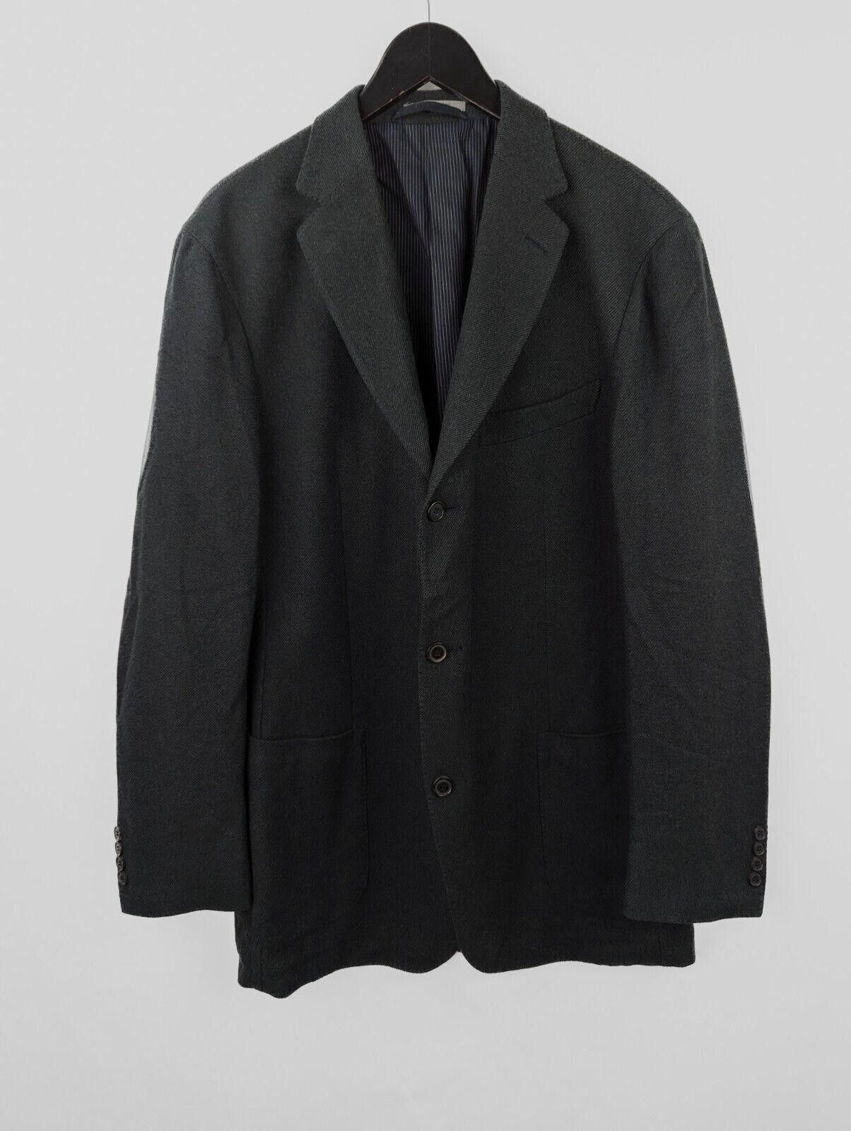 Ermenegildo Zegna ZEGNA OASI Sz US 48L Charcoal Grey 100% CASHMERE Blazer Size 48L - 1 Thumbnail
