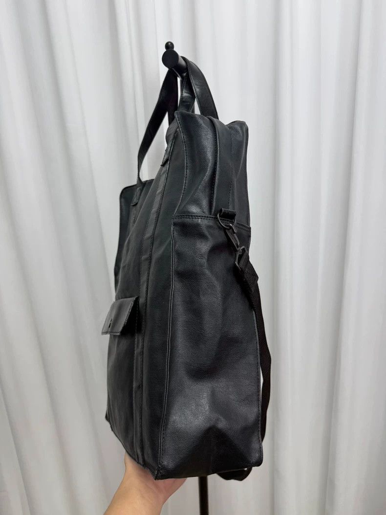 Yohji Yamamoto yohji yamamoto Waxed handbag satchel bag 2504-Nextarrow Size ONE SIZE - 3 Thumbnail