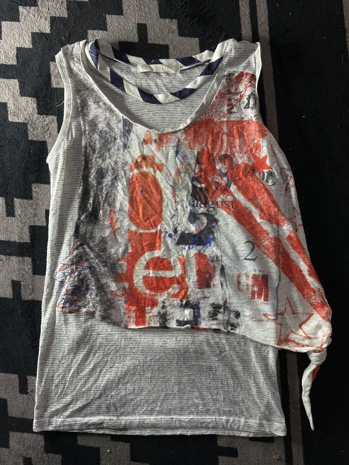 If Six Was Nine × Japanese Brand × Le Grande Bleu (L.G.B.) Bnx double layers mesh sleeveless Size US S / EU 44-46 / 1 - 1 Thumbnail