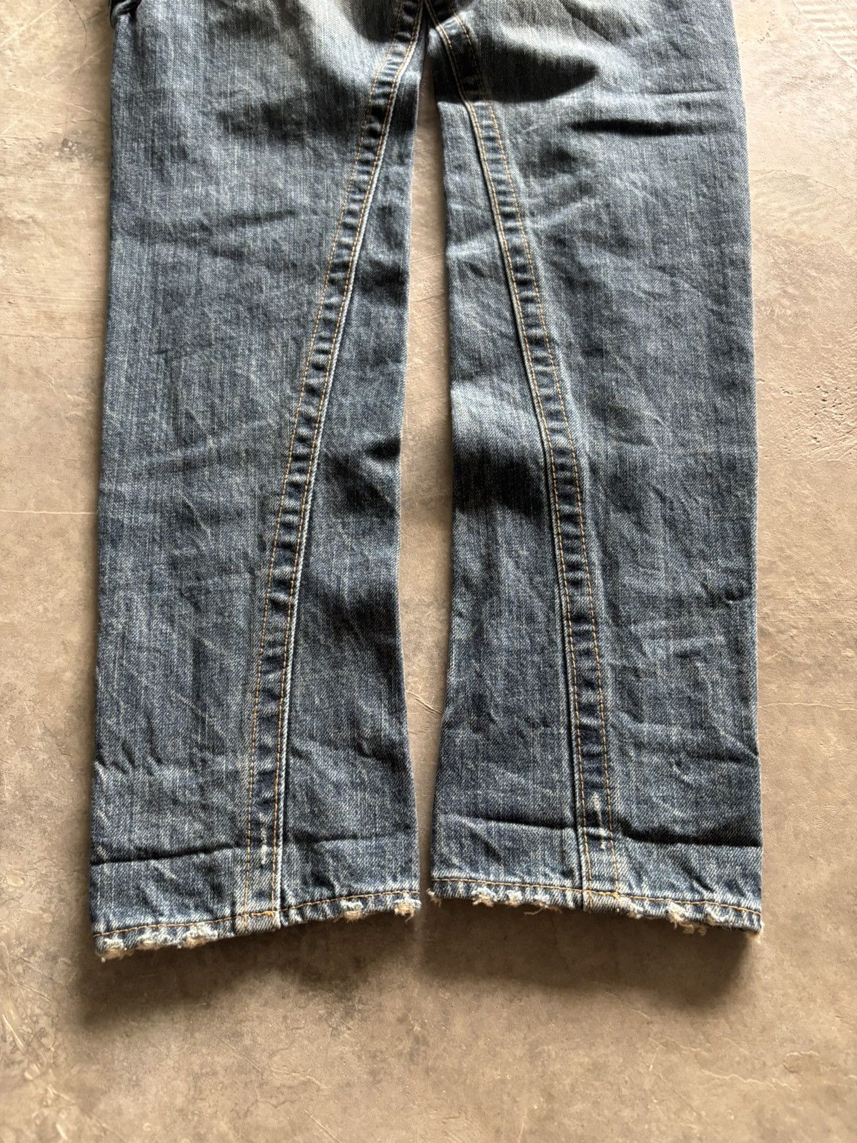 20471120 × Japanese Brand distressed Antgauge sashiko boro side pocket punk cross Size US 31 - 18 Thumbnail