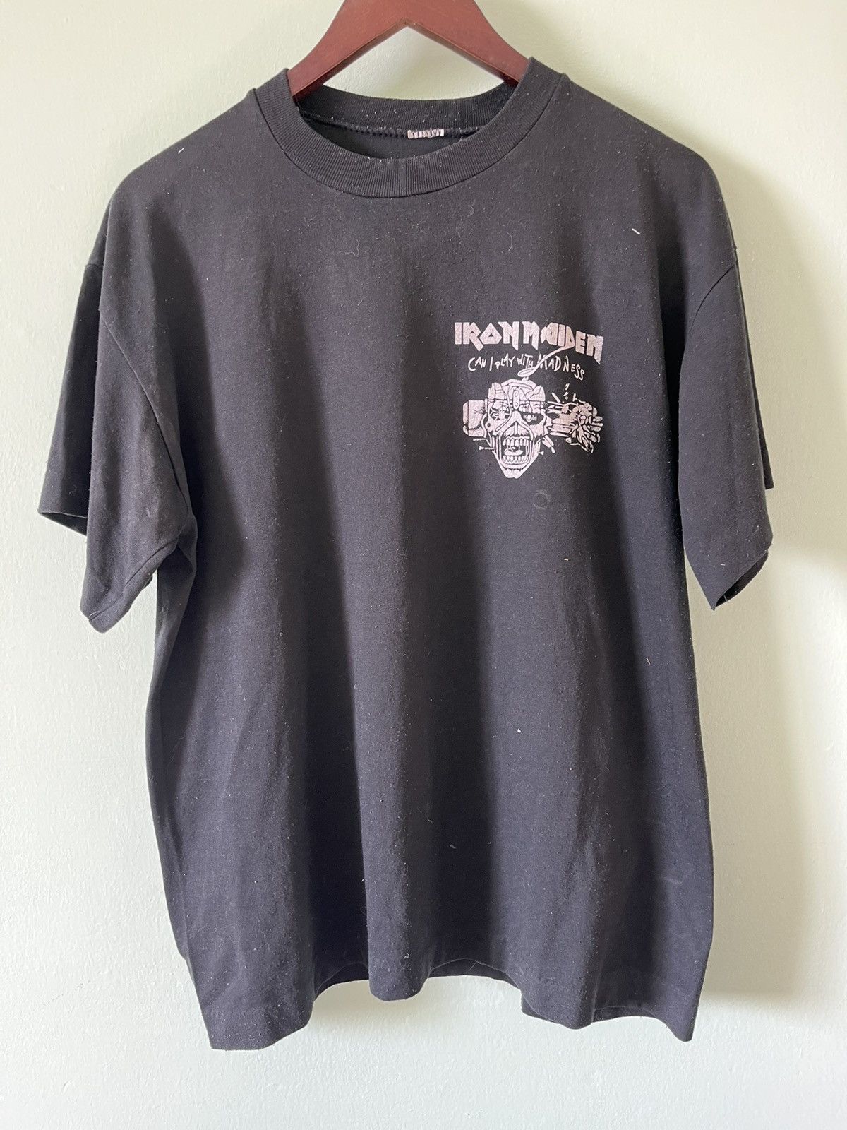 Iron Maiden 1990 Iron Mayden mexican bootleg Size US XL / EU 56 / 4 - 6 Thumbnail