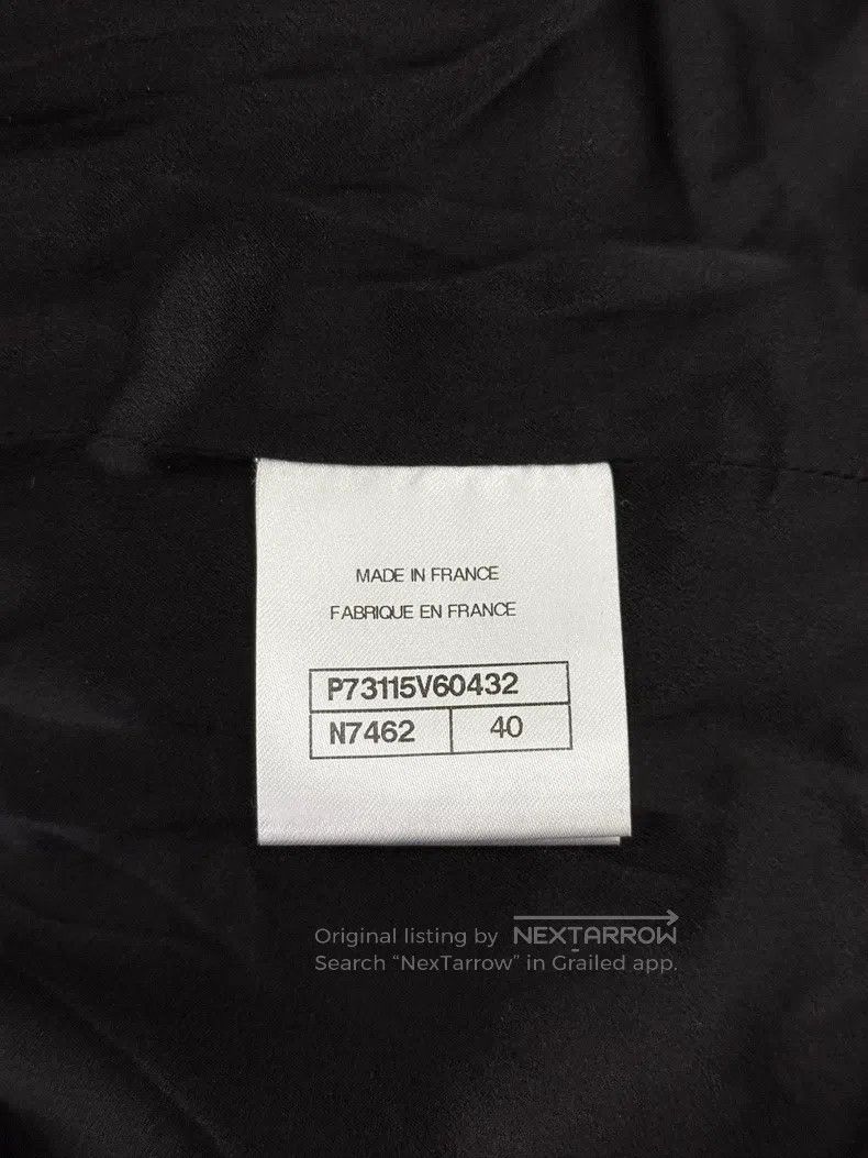 Chanel Chanel Autumn and Winter Handicraft Workshop Black Silver Size S / US 4 / IT 40 - 5 Thumbnail