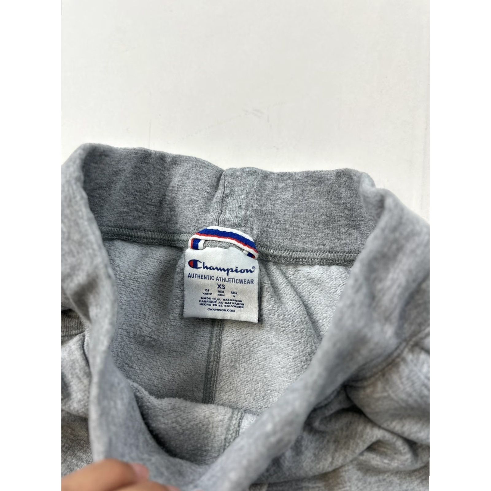 Champion Champion Sweatpants Men’s XS Gray Jogger Logo Patch Pocket Pockets Elastic Waist Gym Running Cross Training Activewear Size US 27 - 3 Thumbnail