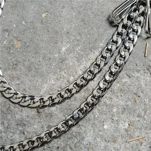 Jewelry Punk Multilayer Metal Pants Chain Size ONE SIZE - 4 Thumbnail