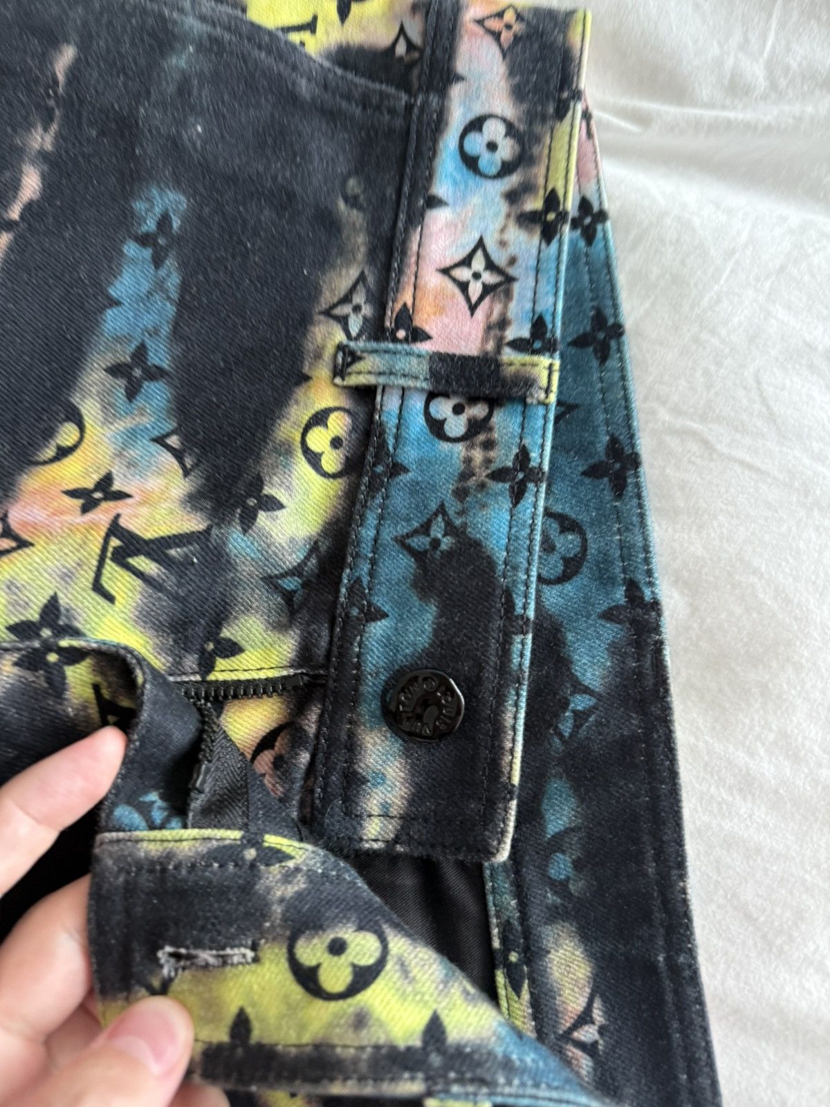 Louis Vuitton LV Multicolor Monogram Camo Cargo Pants