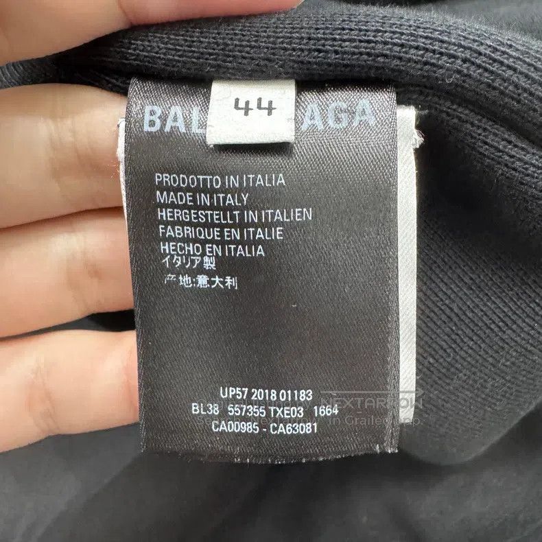 Balenciaga Balenciaga Two-in-One Denim Patchwork Hooded Sweatshirt Size US S / EU 44-46 / 1 - 5 Thumbnail