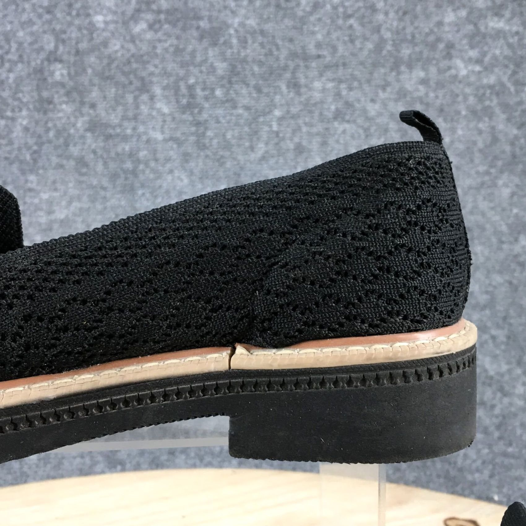Vintage 8 Days Cklass Shoes Womens 6 Casual Loafers Comfort Black Fabric Slip On Low Top Size M / US 6-8 / IT 42-44 - 4 Thumbnail