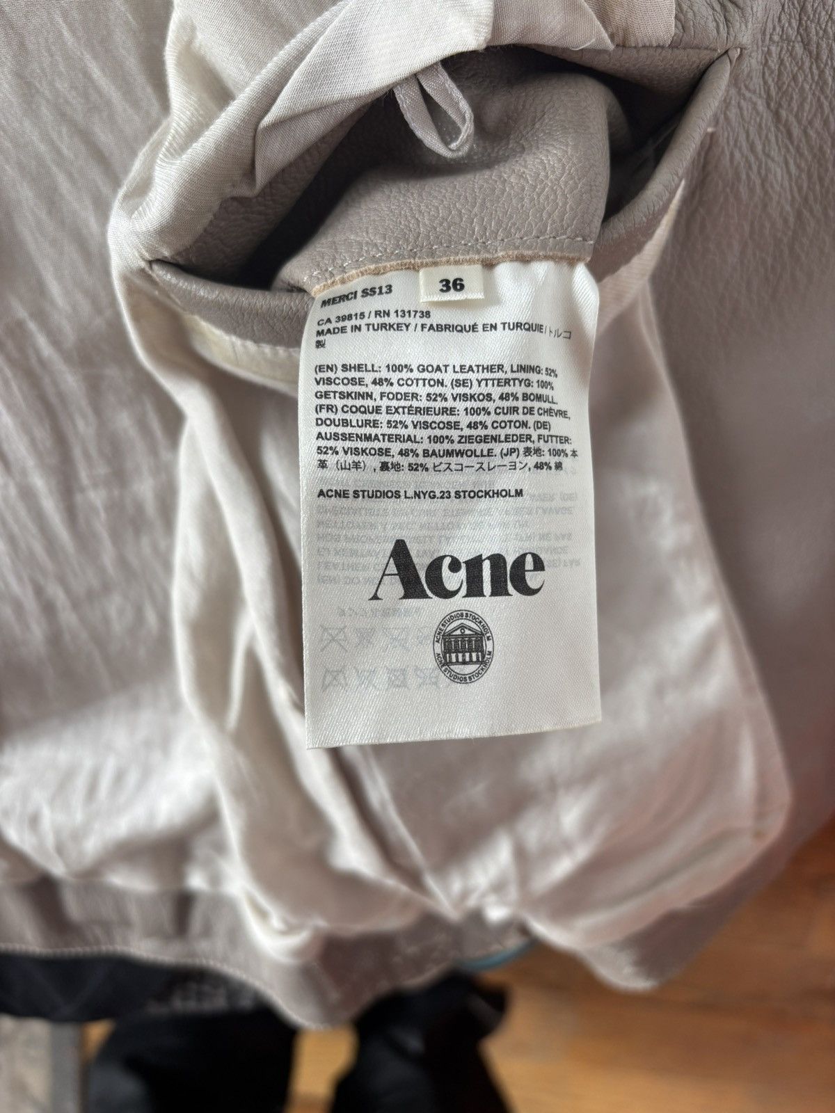 Acne Studios Acne Studios Moto Jacket Size XS / US 0-2 / IT 36-38 - 6 Thumbnail