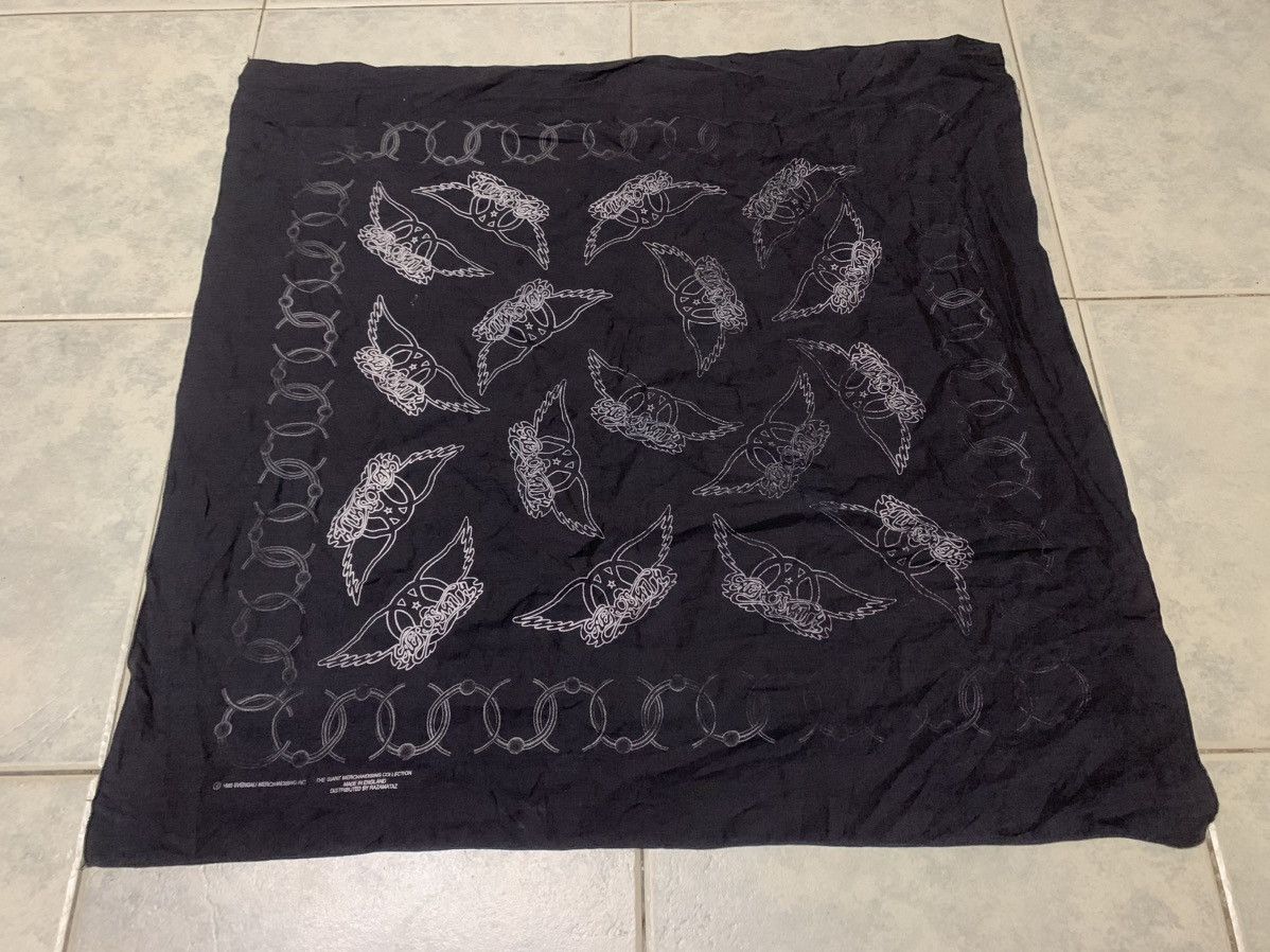Aerosmith × Vintage Vintage 80s Aerosmith Tour Bandana Scarf Size ONE SIZE - 8 Thumbnail
