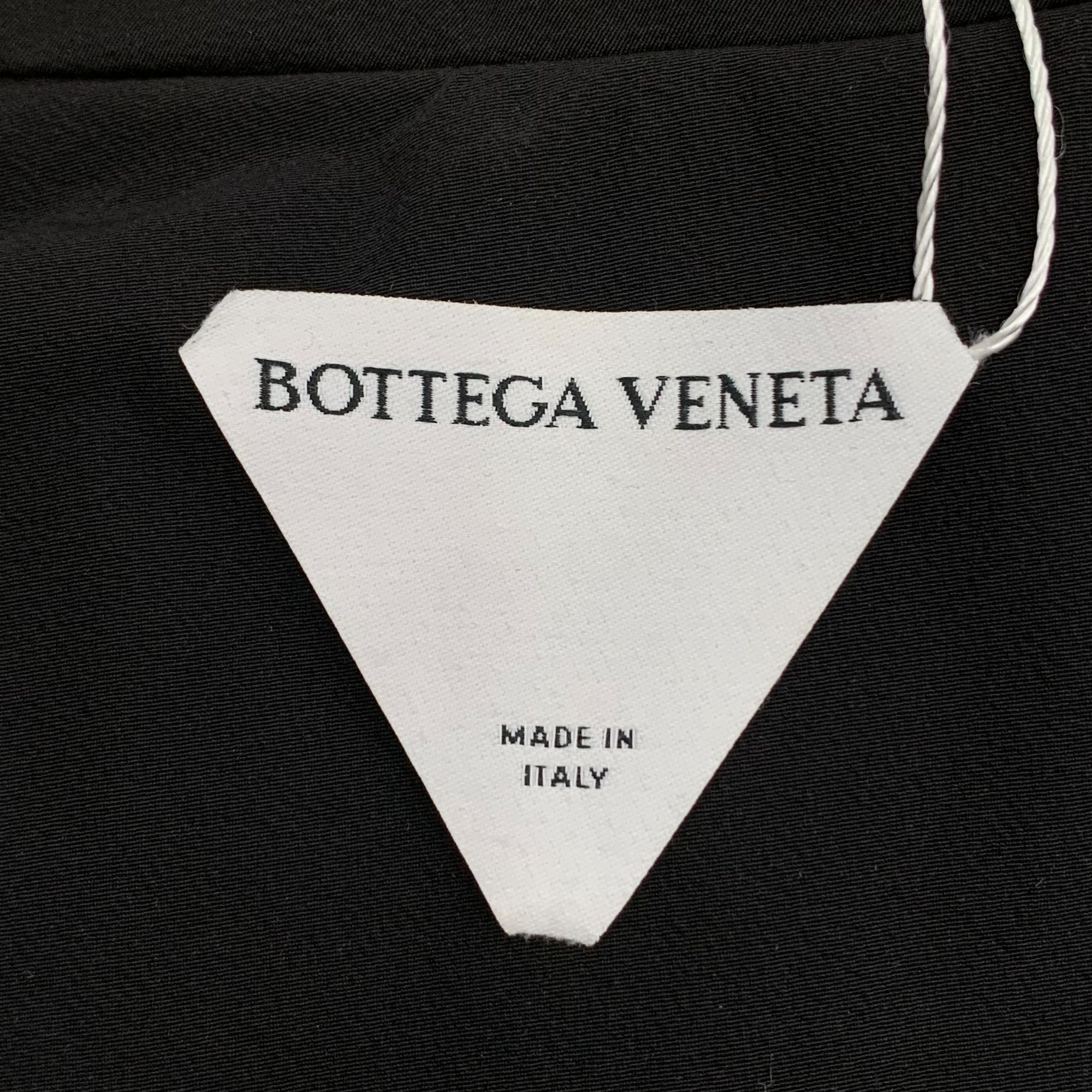 Bottega Veneta Bottega Veneta Black Double-Breasted Suit Jacket Size 50 Mad Size US M / EU 48-50 / 2 - 2 Thumbnail