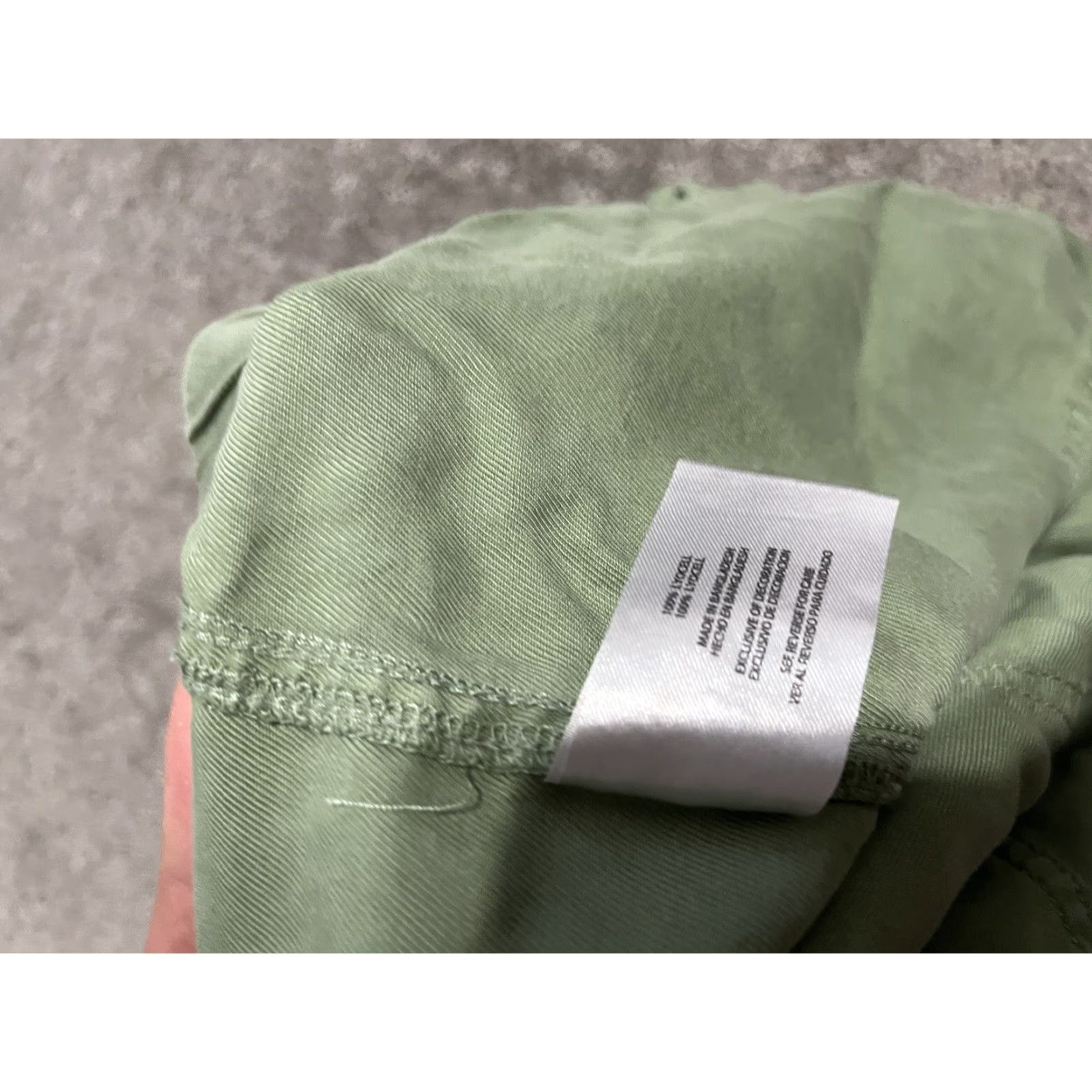 Gap GAP Women's Lyocell Drawstring Pull-On Tencel Short XXL Green Modern Casual Workwear 90s? Size 40" / US 18 - 3 Thumbnail